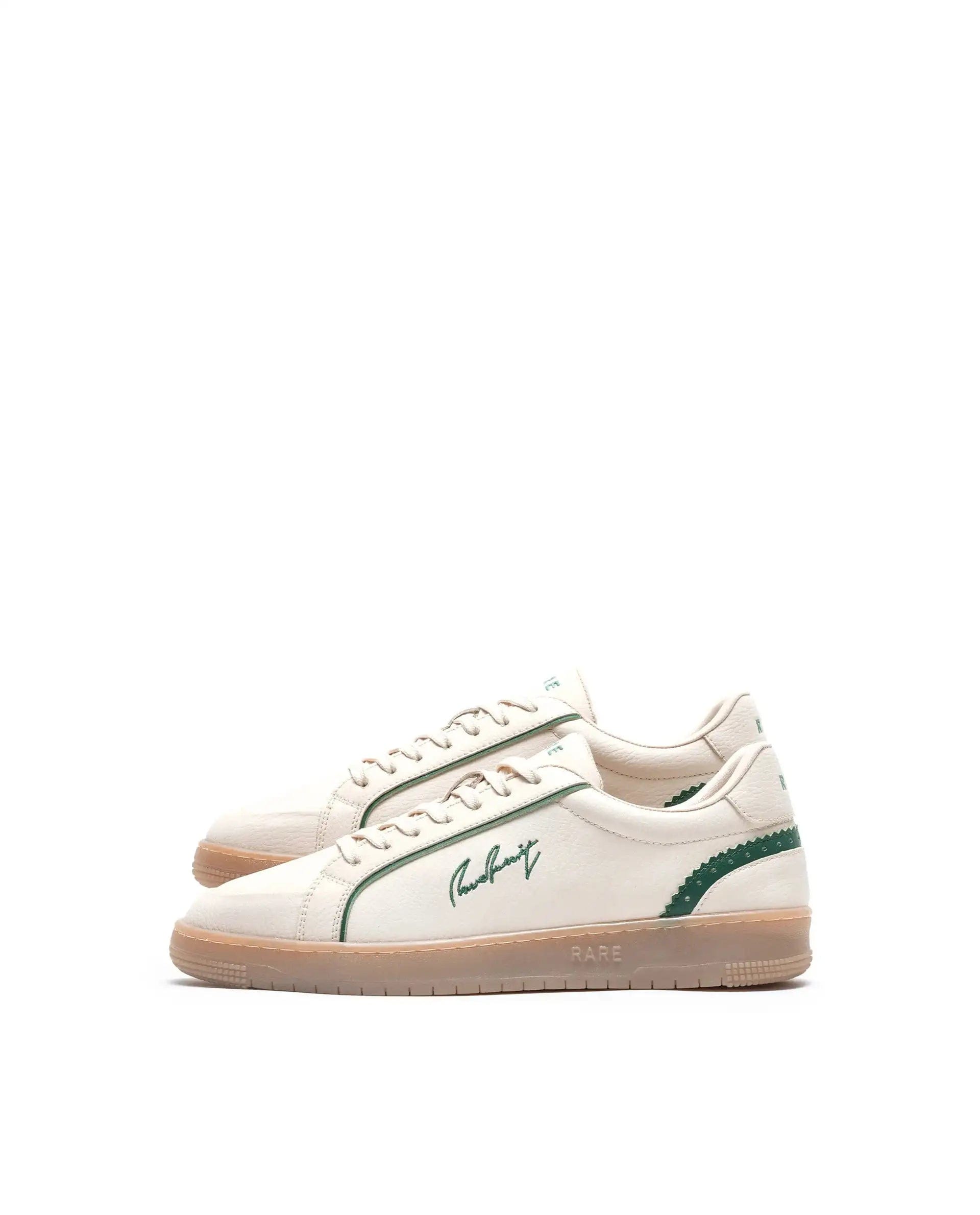 RAREZ Rare Rabbit Men's Elleo Beige Micro Leather Sneaker