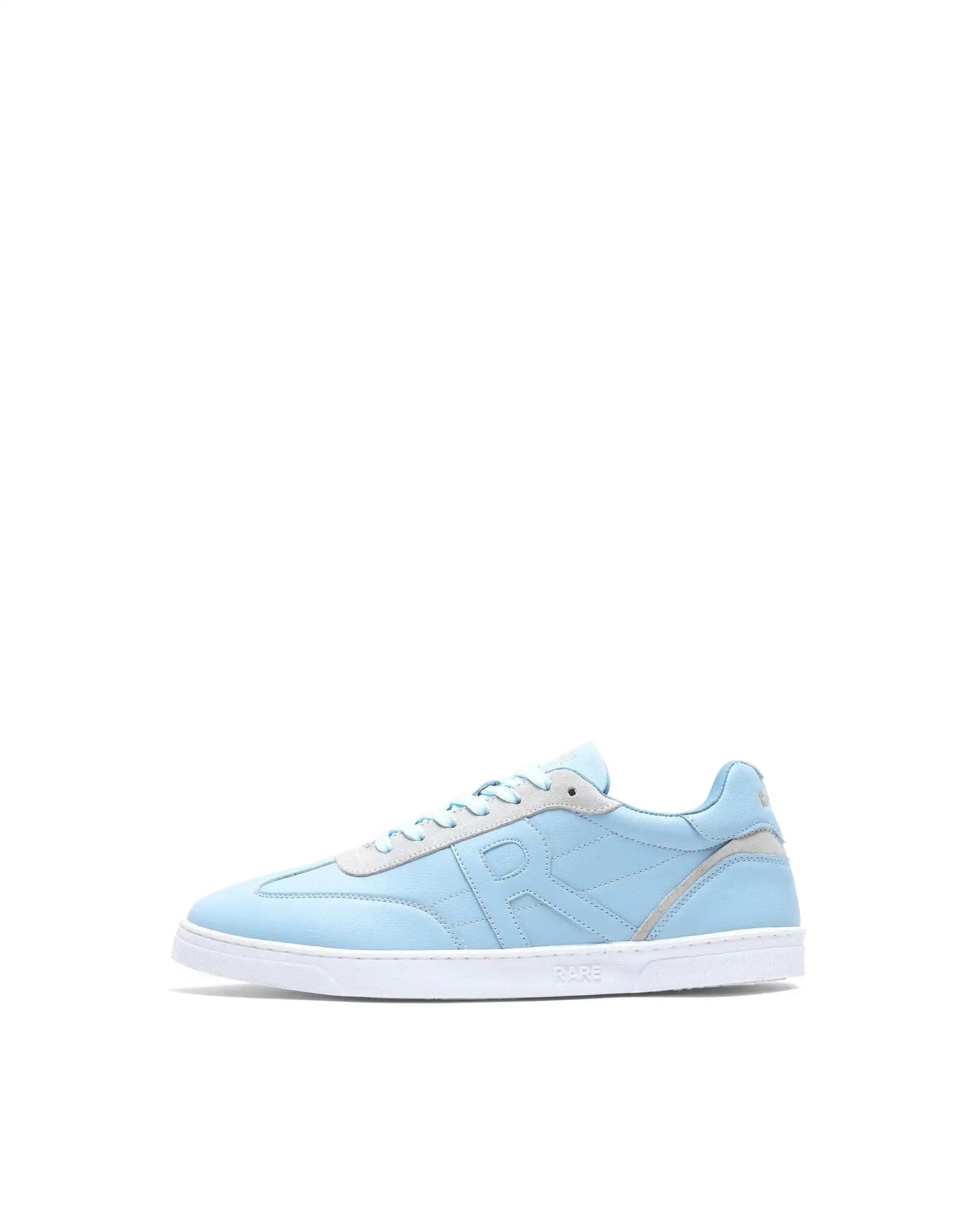 RAREZ Rare Rabbit Men's Marco Light Blue Micro Leather Sneaker
