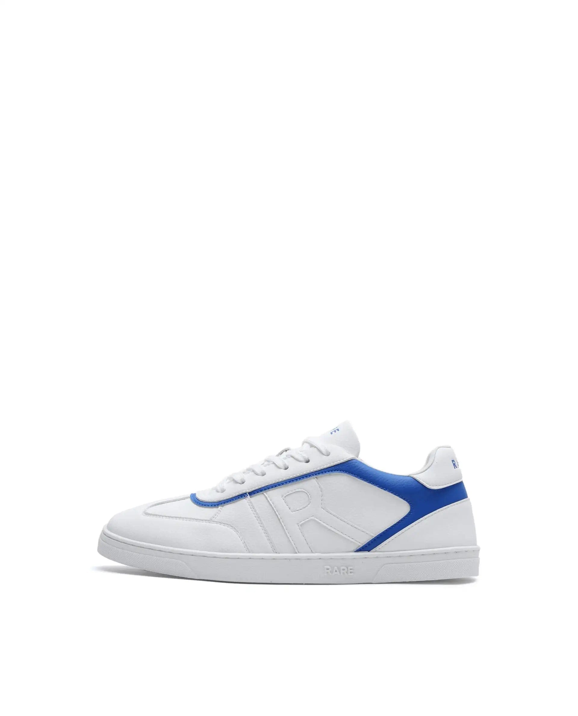 RAREZ Rare Rabbit Men's Dual Blue Micro Leather Sneaker