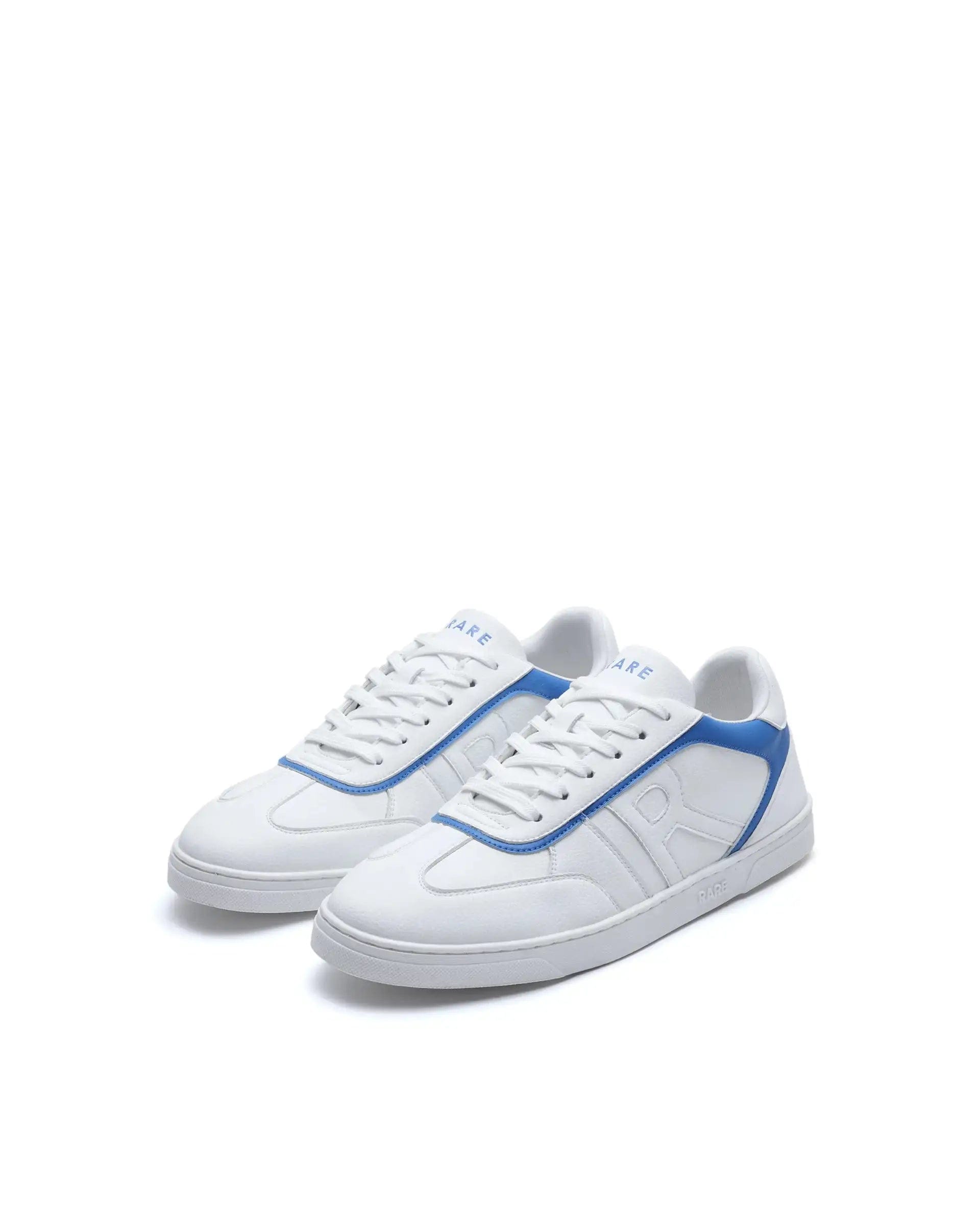 RAREZ Rare Rabbit Men's Dual Blue Micro Leather Sneaker