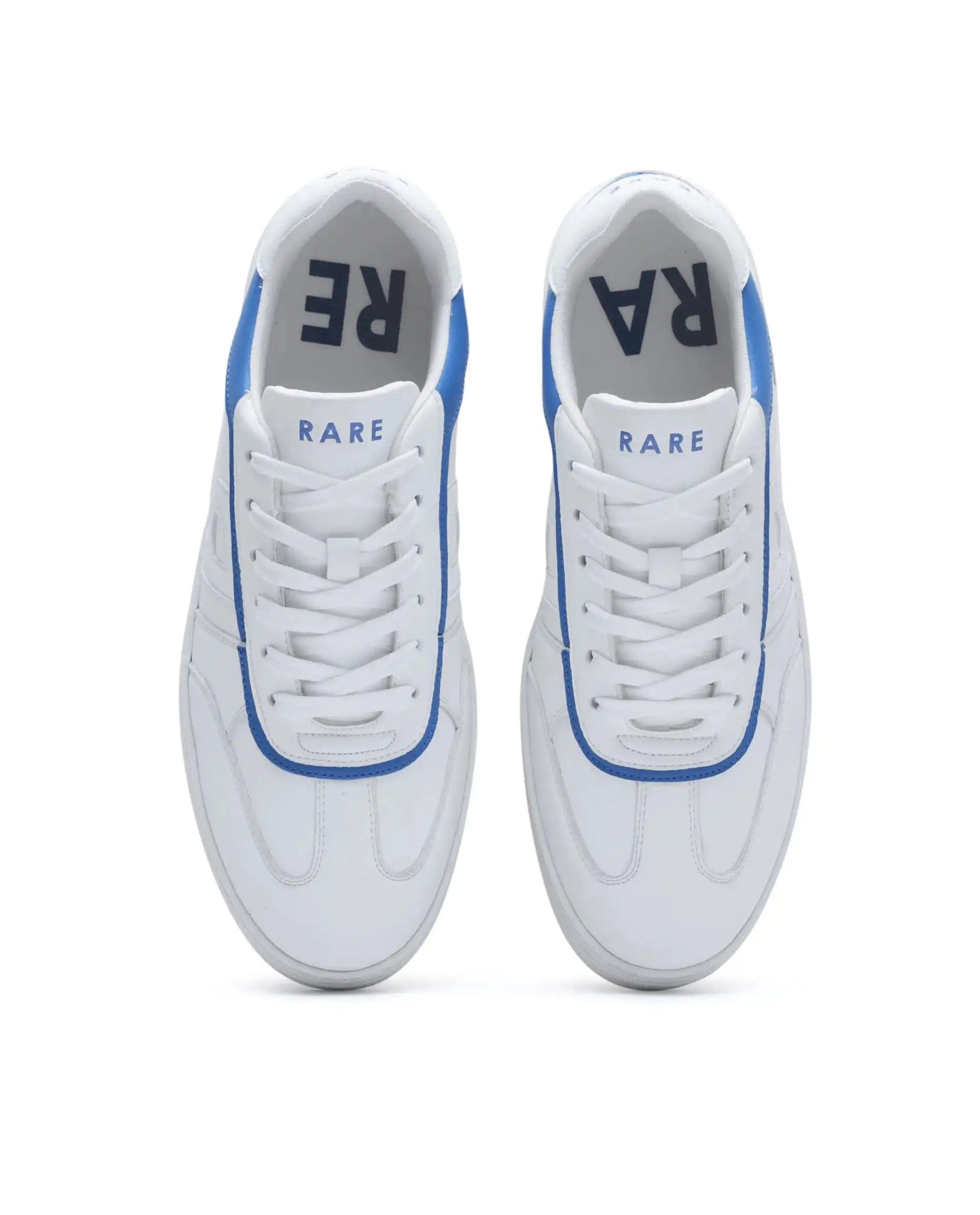 RAREZ Rare Rabbit Men's Dual Blue Micro Leather Sneaker