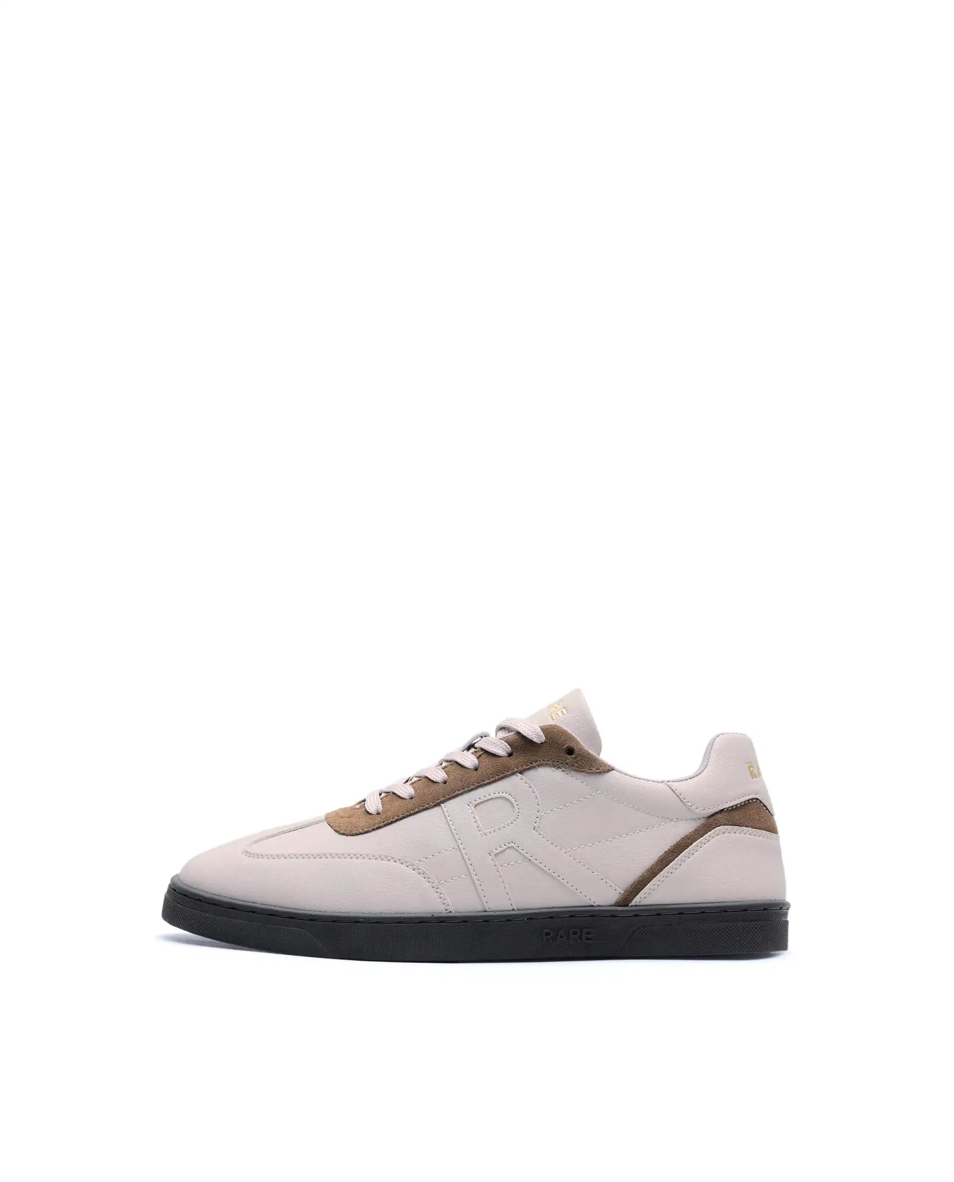RAREZ Rare Rabbit Men's Marco Brown Micro Leather Sneaker