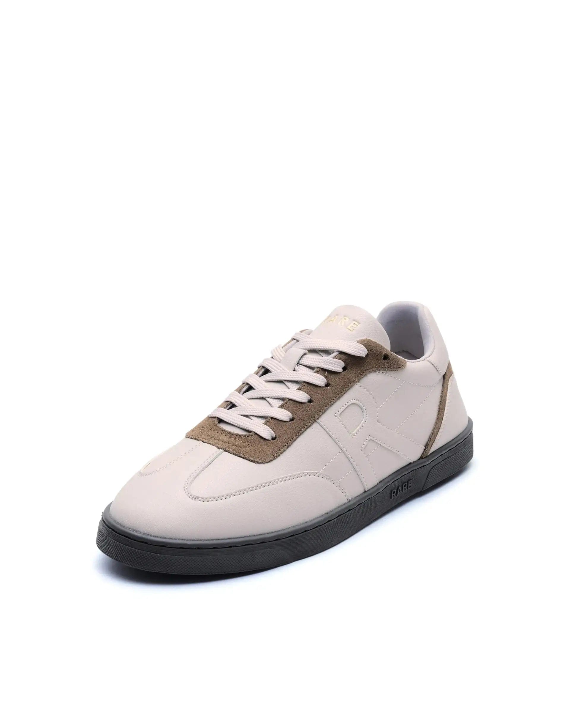 RAREZ Rare Rabbit Men's Marco Brown Micro Leather Sneaker