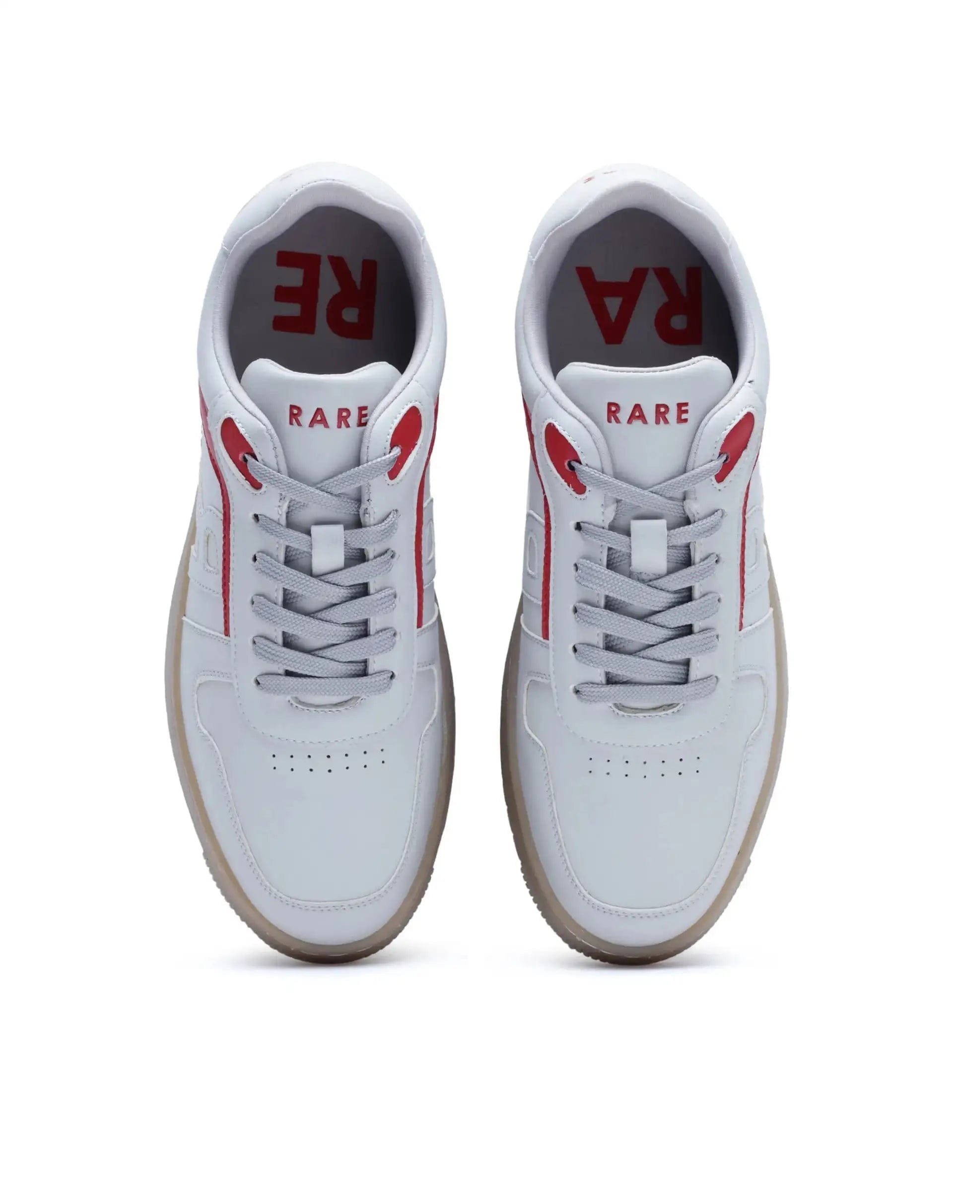 RAREZ Rare Rabbit Men's Lexis Beige Micro Leather Sneaker