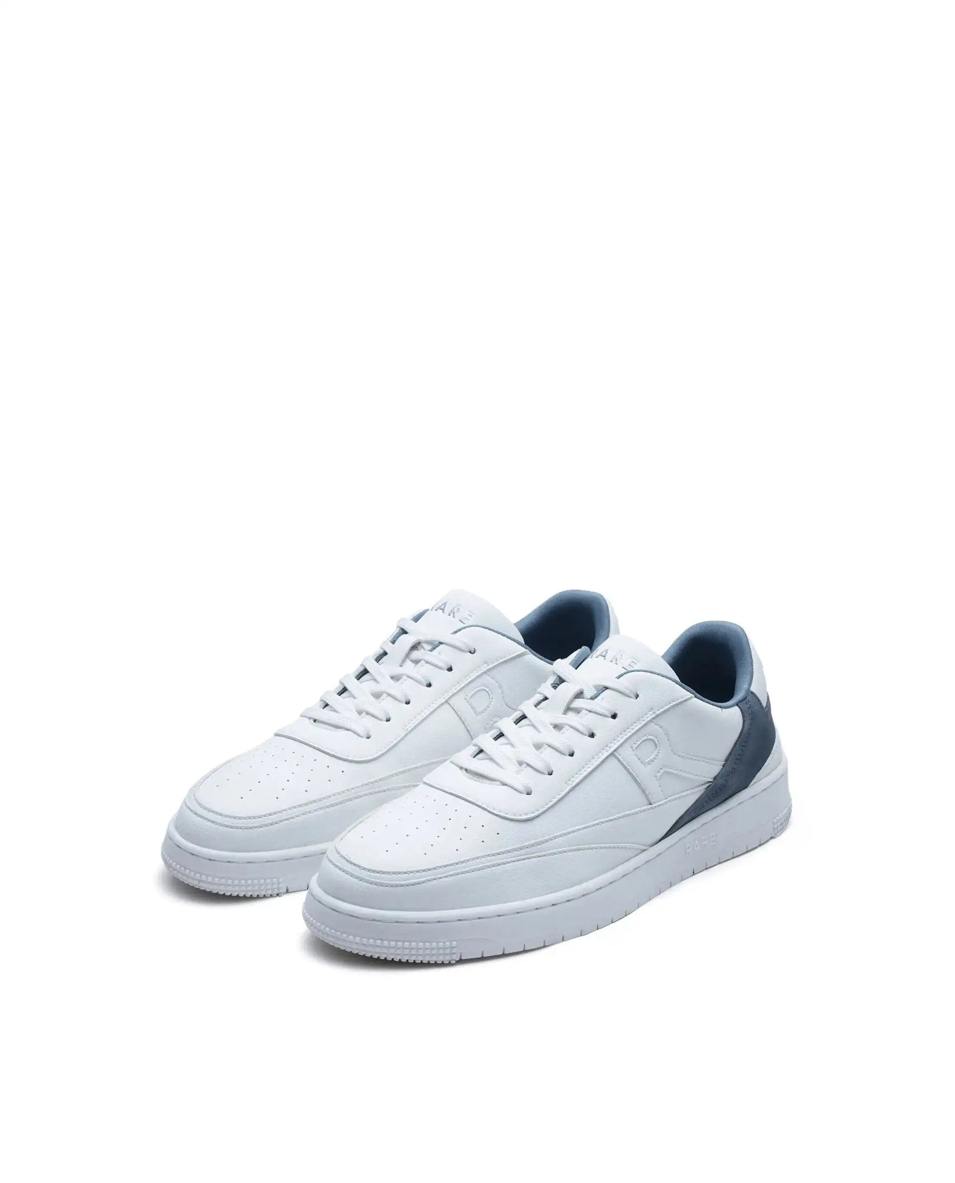 RAREZ Rare Rabbit Men's Aron White Micro Leather Sneaker