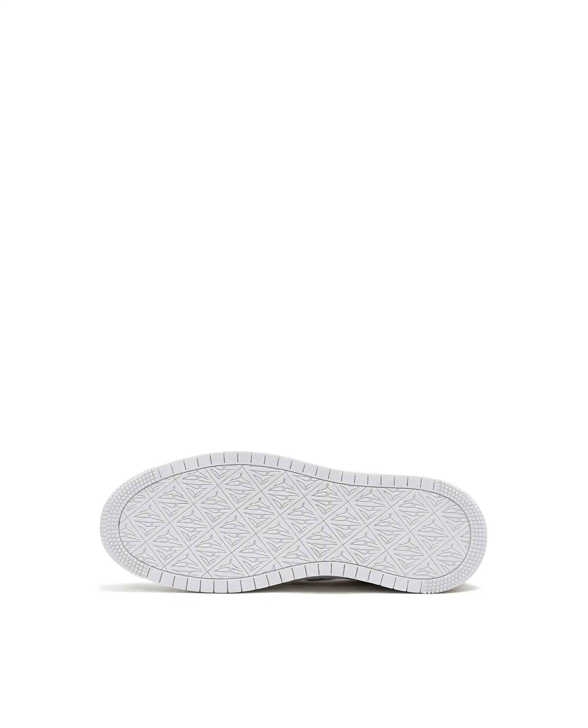 RAREZ Rare Rabbit Men's Aron White Micro Leather Sneaker