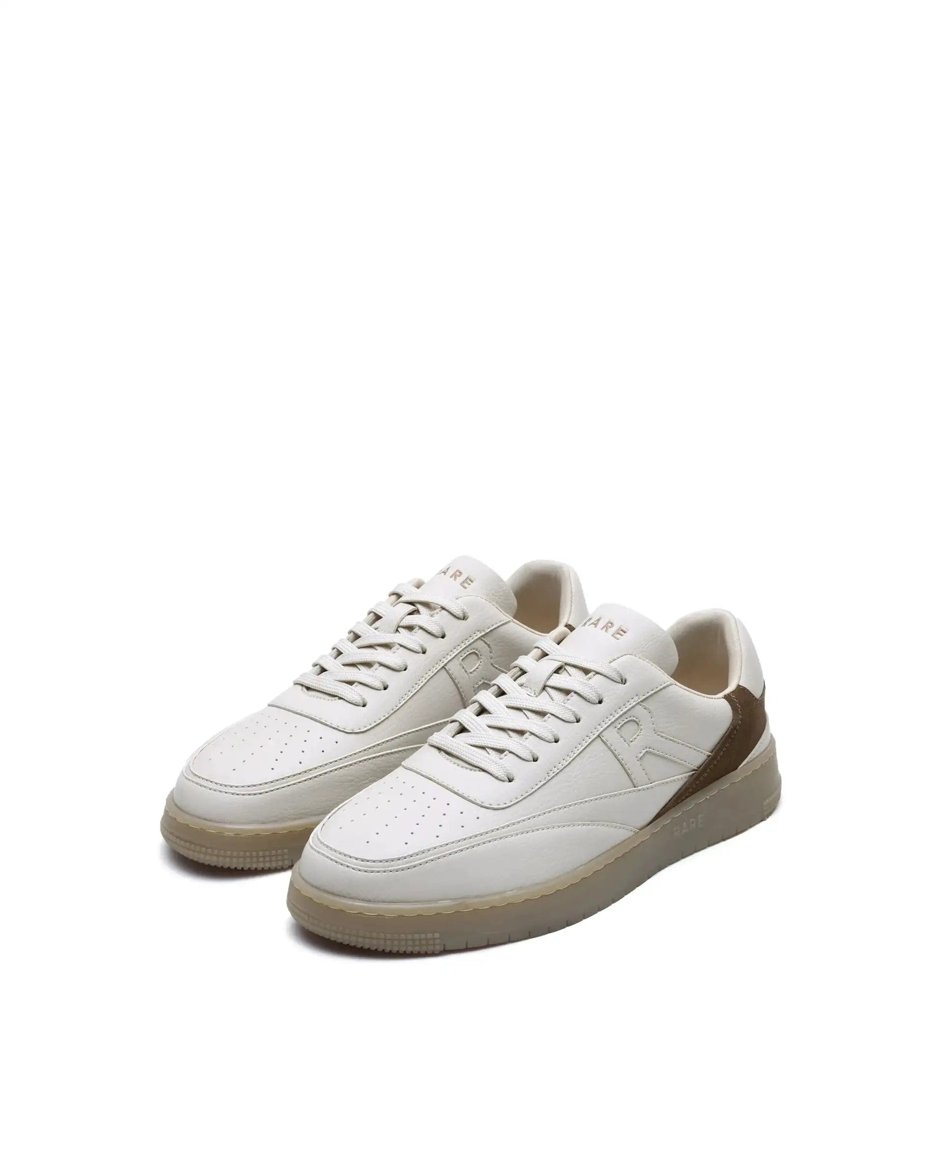 RAREZ Rare Rabbit Men's Aron Beige Micro Fiber Leather Sneaker
