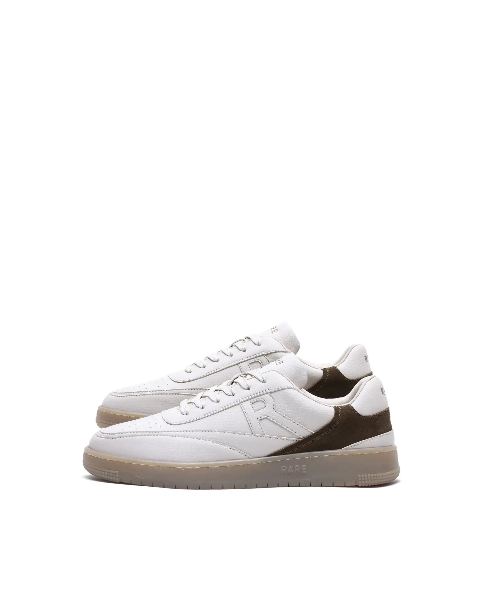 RAREZ Rare Rabbit Men's Aron Beige Micro Fiber Leather Sneaker