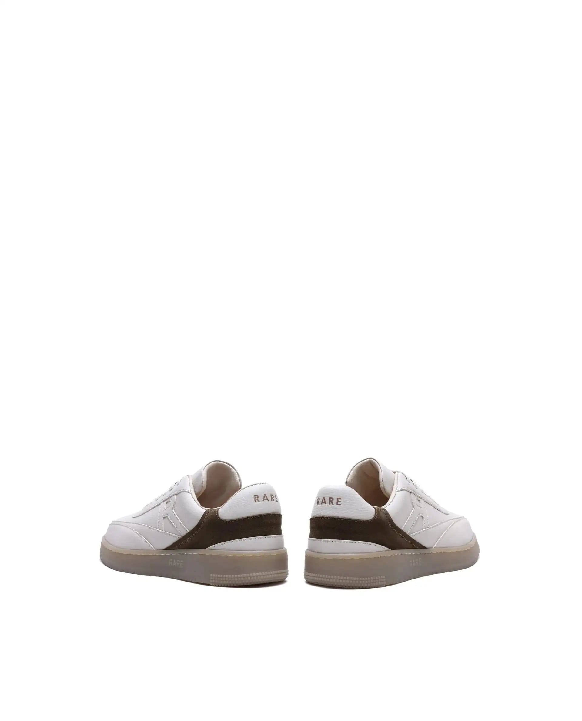 RAREZ Rare Rabbit Men's Aron Beige Micro Fiber Leather Sneaker
