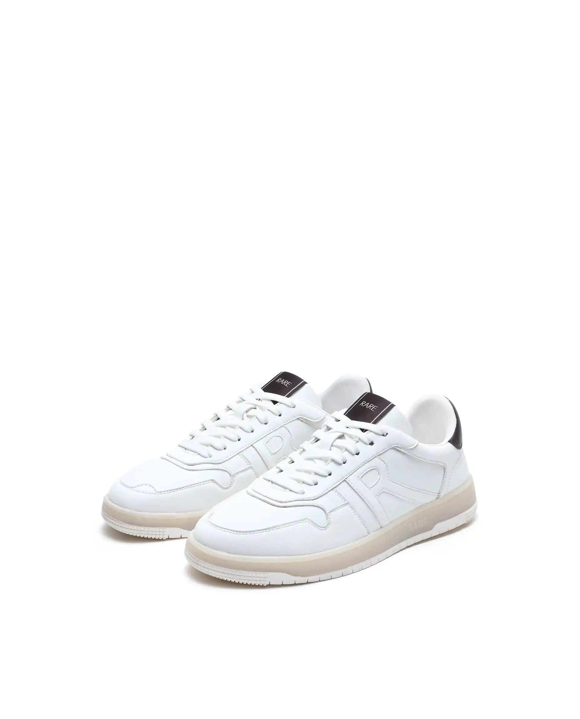 RAREZ Rare Rabbit Men's Solara Dark Coffee Brown Micro Fiber Lace - Up Closure Sneaker