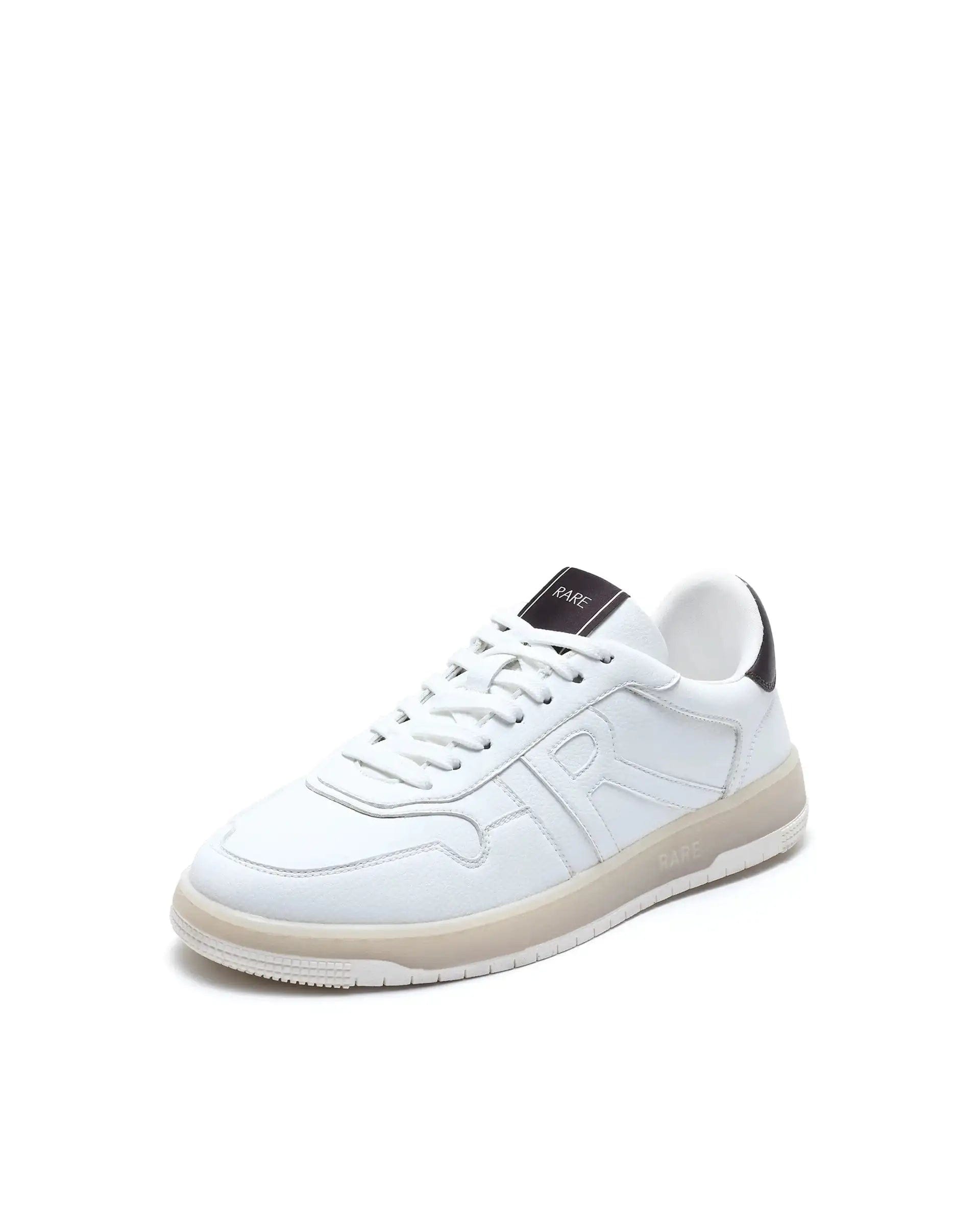 RAREZ Rare Rabbit Men's Solara Dark Coffee Brown Micro Fiber Lace - Up Closure Sneaker