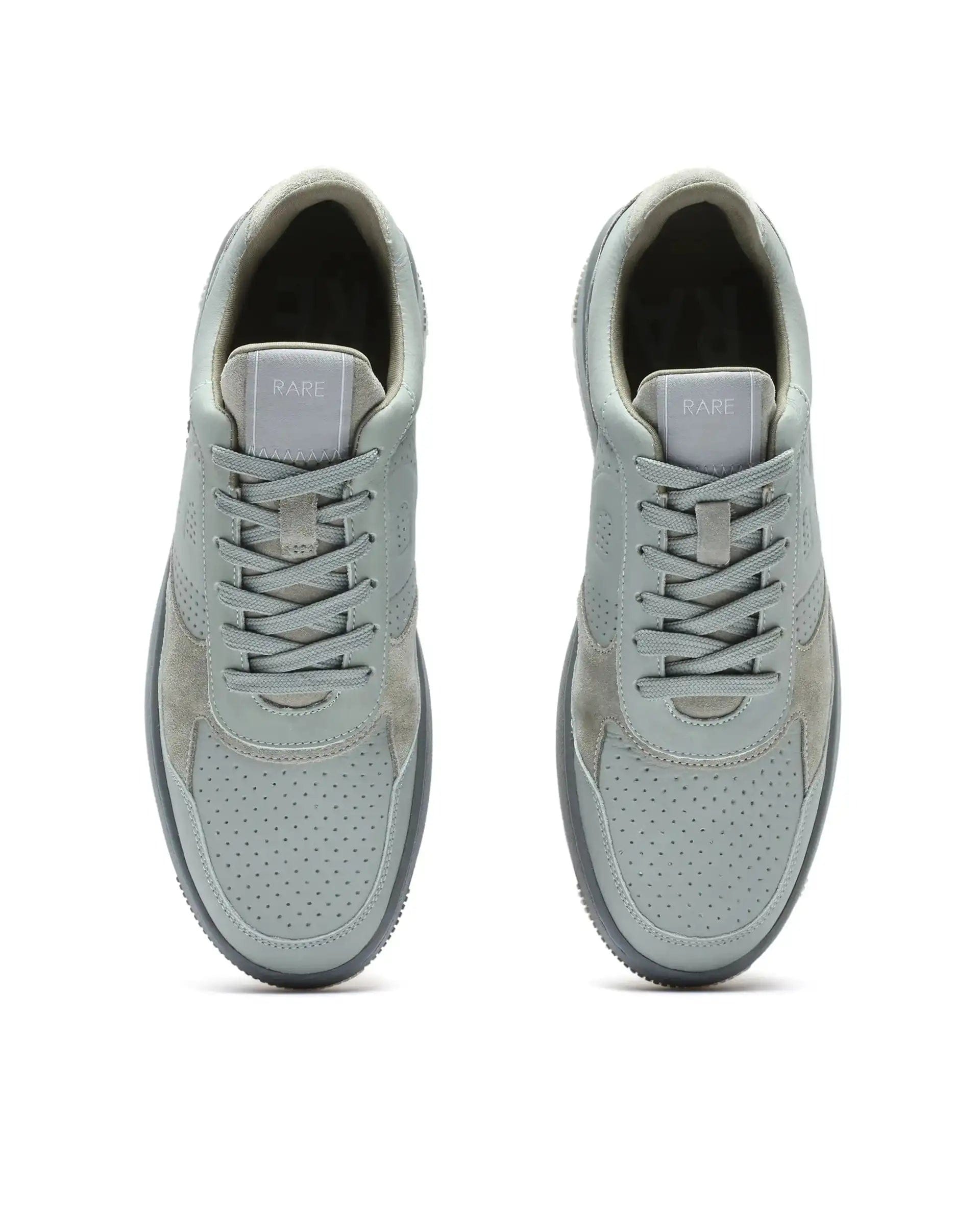 RAREZ Rare Rabbit Men's Reven Sage Lace - Up Closure Leather Sneaker