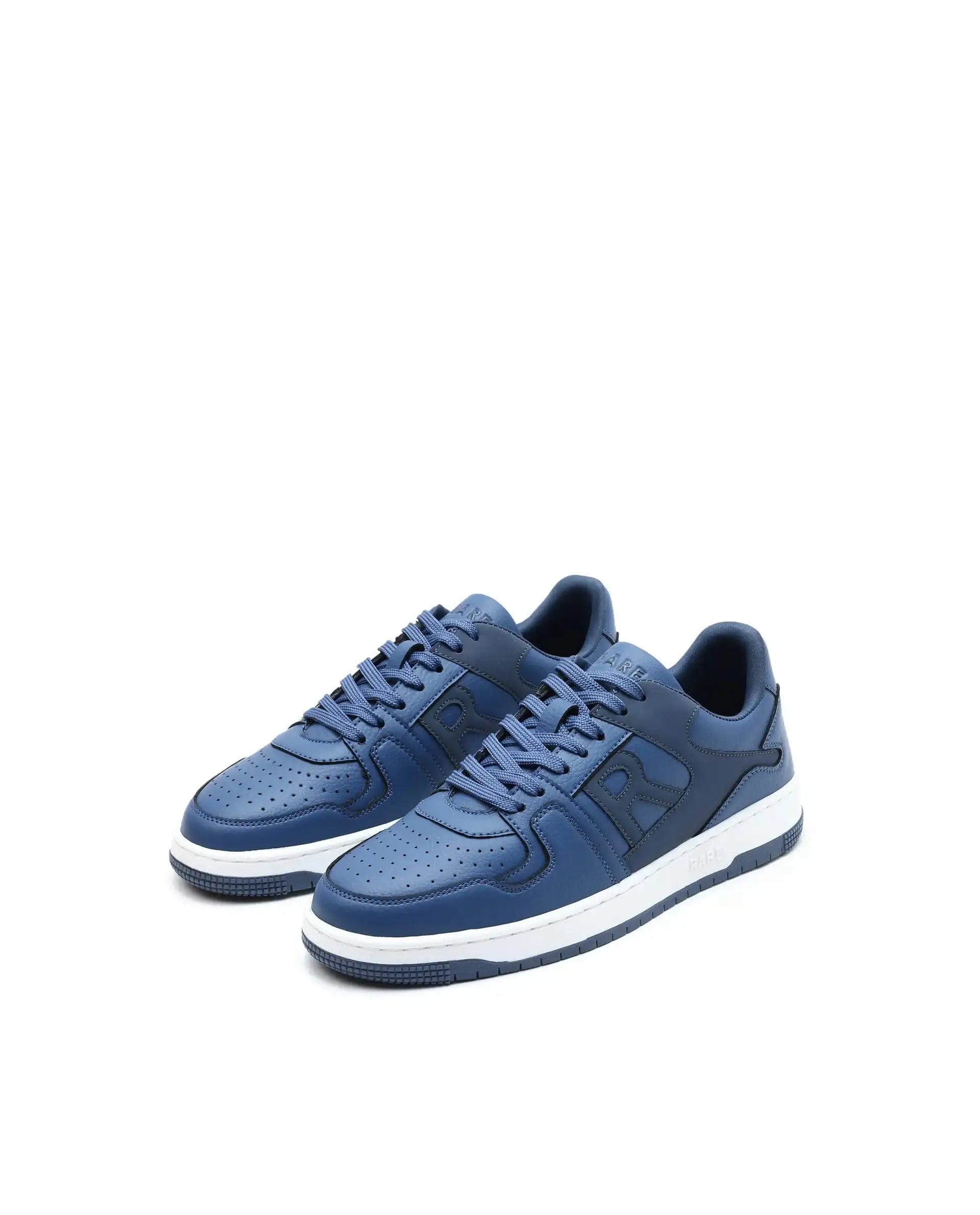 RAREZ Rare Rabbit Men's Phantom Micro Fiber Navy Causal Sneaker