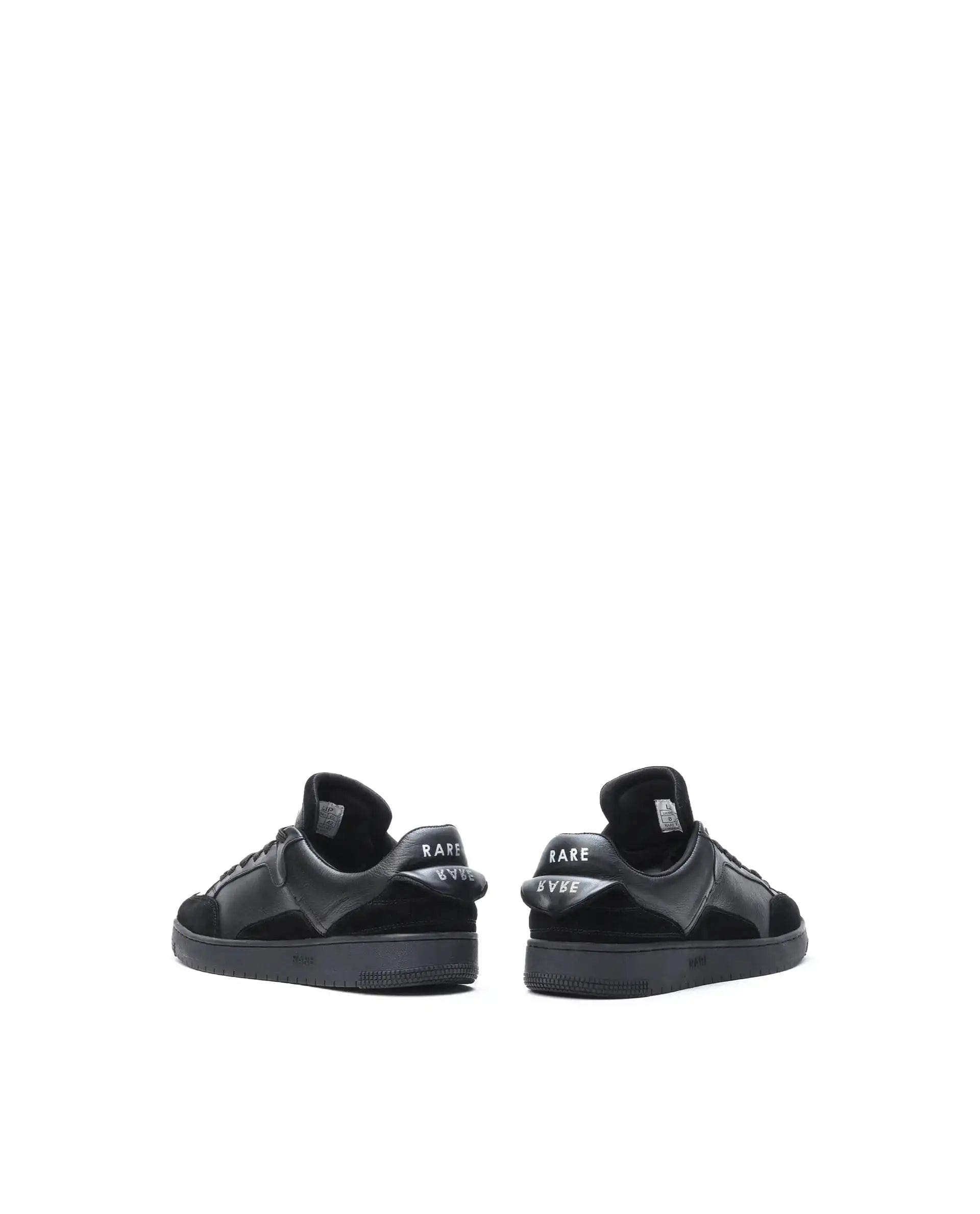 RAREZ Rare Rabbit Men's Lip Black Lace - Up Closure Leather Sneaker