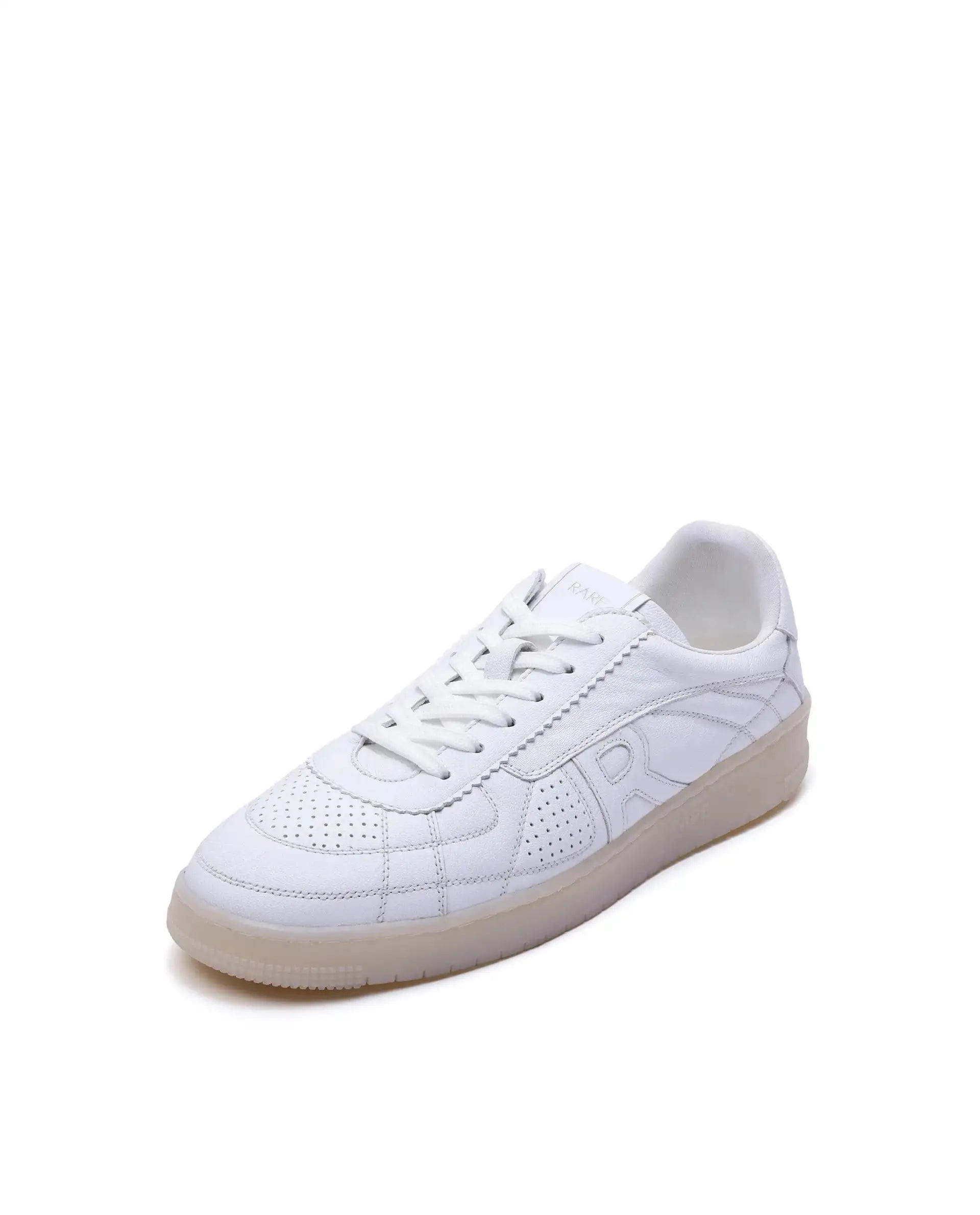 RAREZ Rare Rabbit Men's Rango White Leather Lace - Up Closure Sneaker