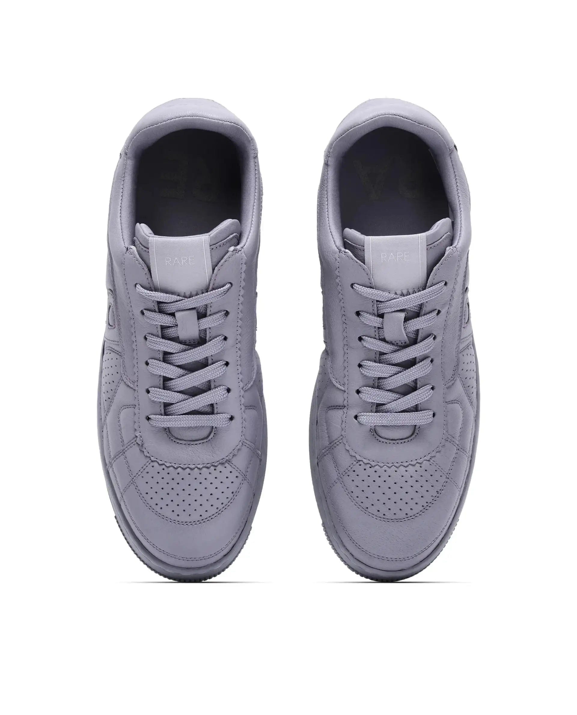 RAREZ Rare Rabbit Men's Rango Grey Leather Lace - Up Closure Sneaker