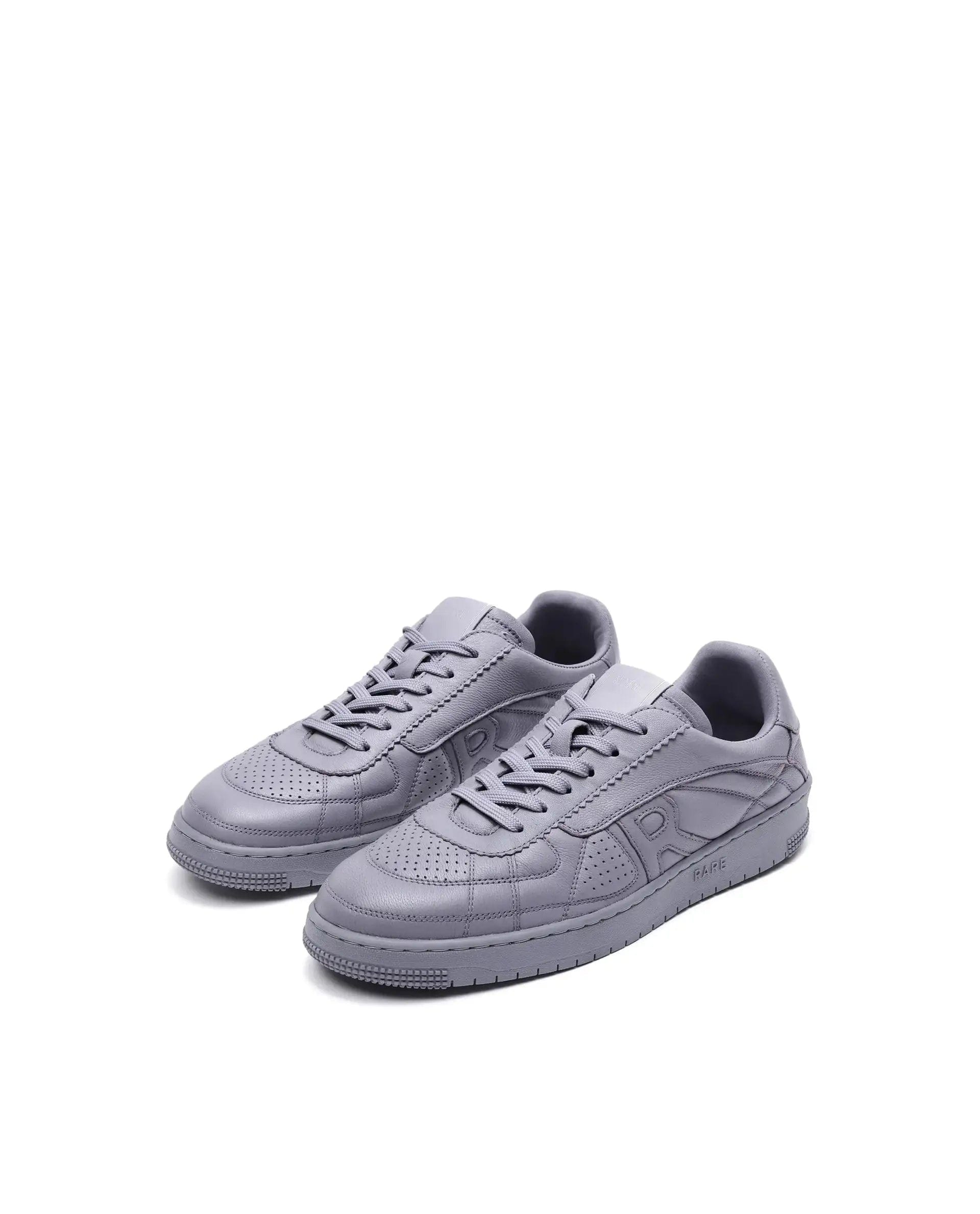 RAREZ Rare Rabbit Men's Rango Grey Leather Lace - Up Closure Sneaker