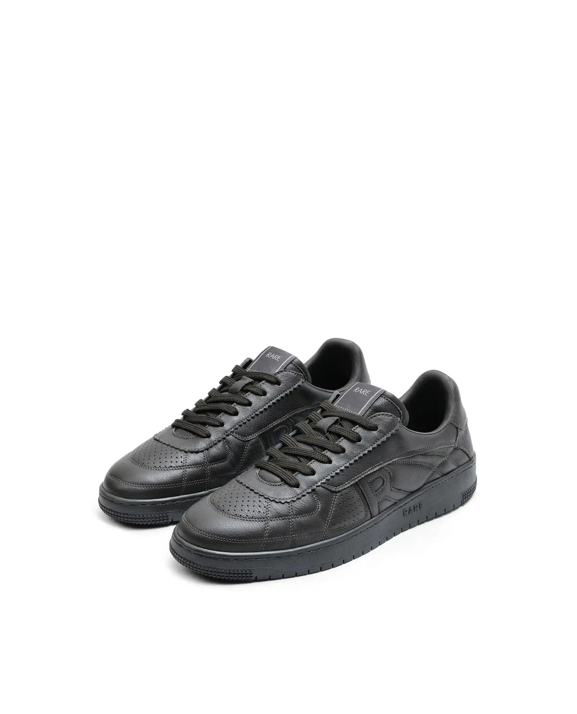 RAREZ Rare Rabbit Men's Rango Olive Leather Lace - Up Closure Sneaker