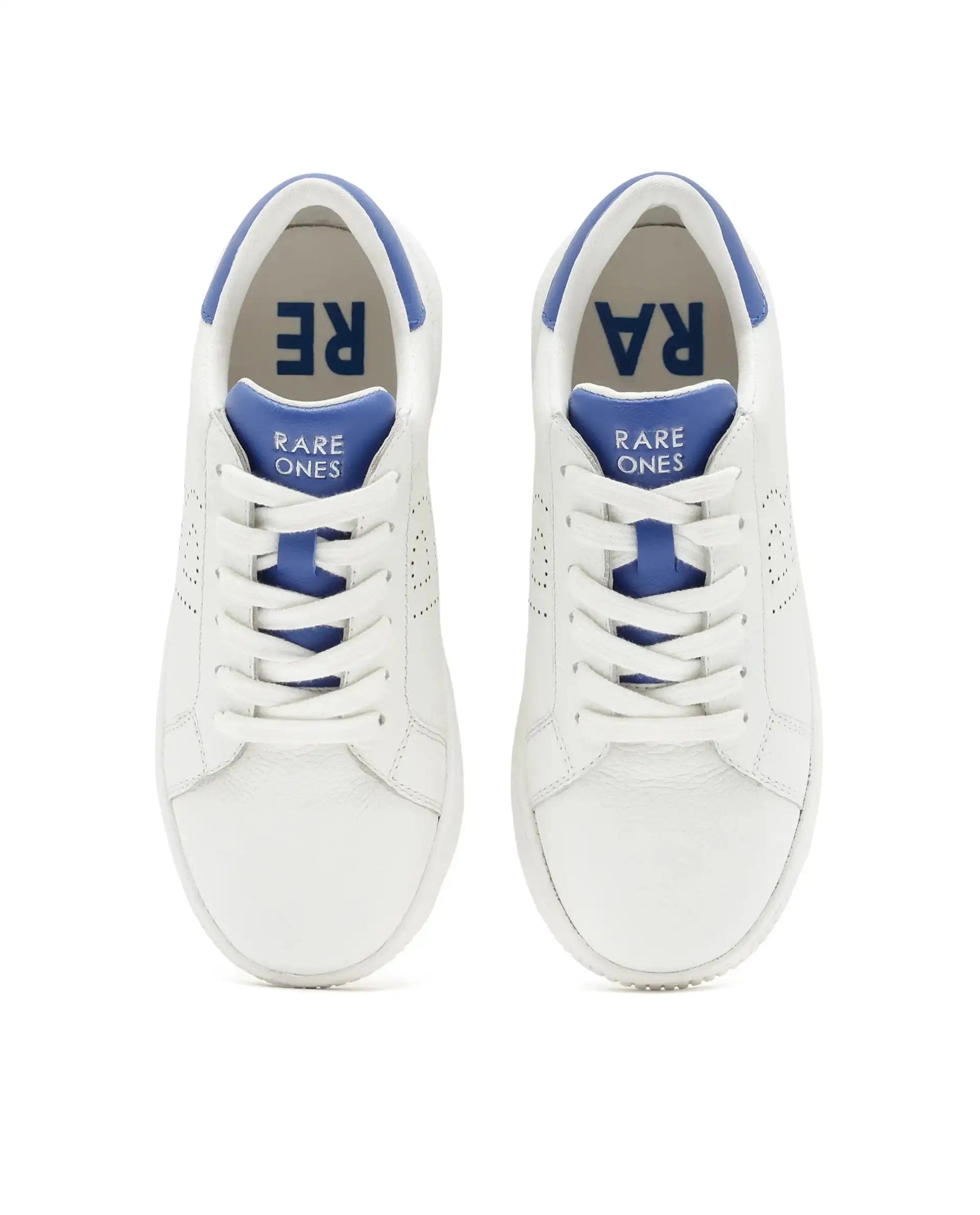 RAREZ Rare Ones Kids Rock Blue Leather Lace - Up Sneaker