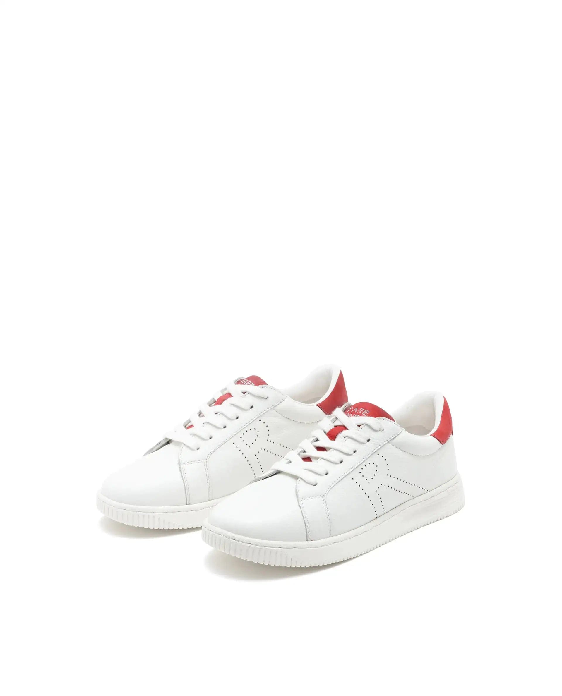 RAREZ Rare Ones Kids Rock Red Leather Lace - Up Sneaker