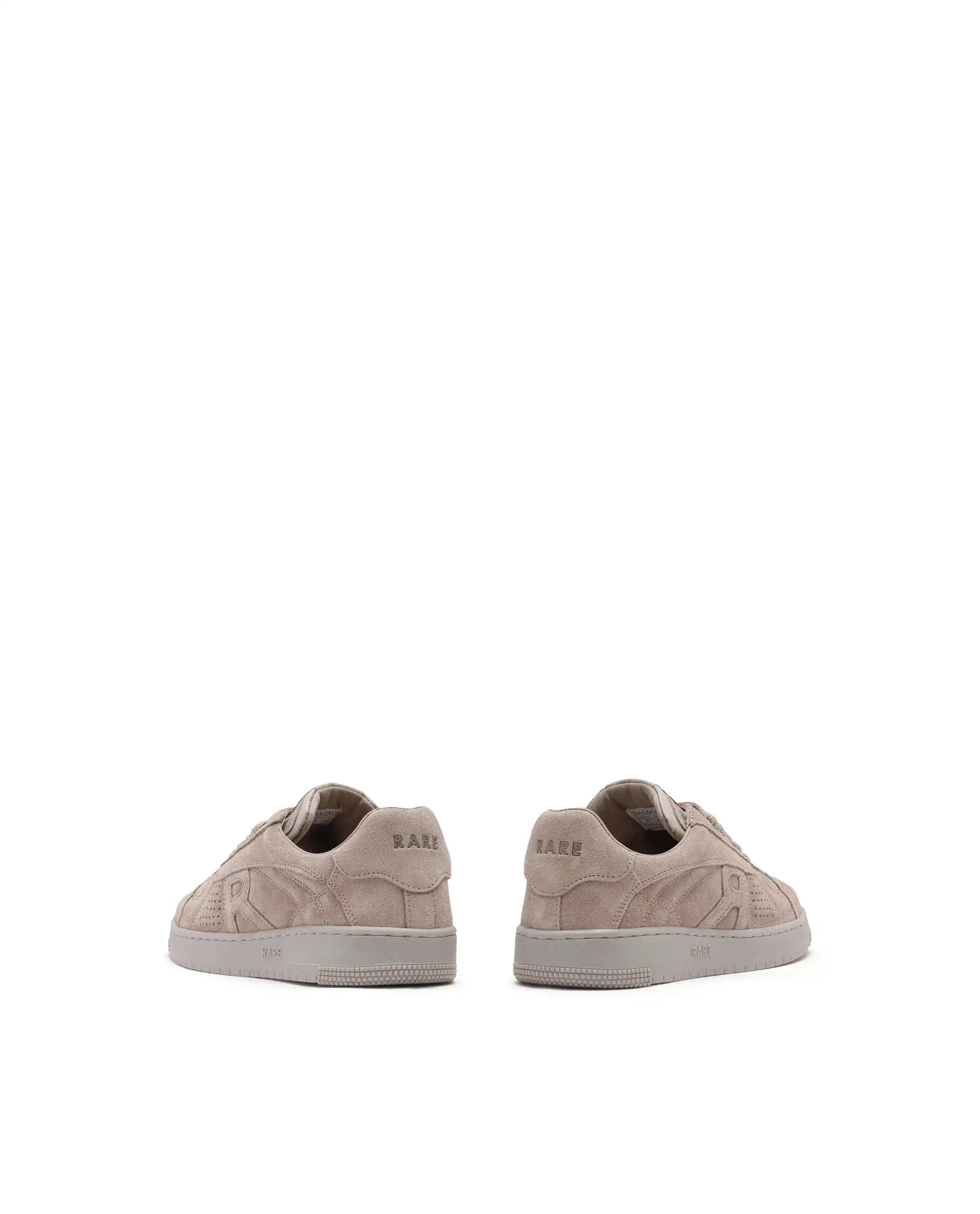 RAREZ Rare Rabbit Men Ragno Biege Genuine Suede Leather Low - Top Lace Up Sneaker Shoes