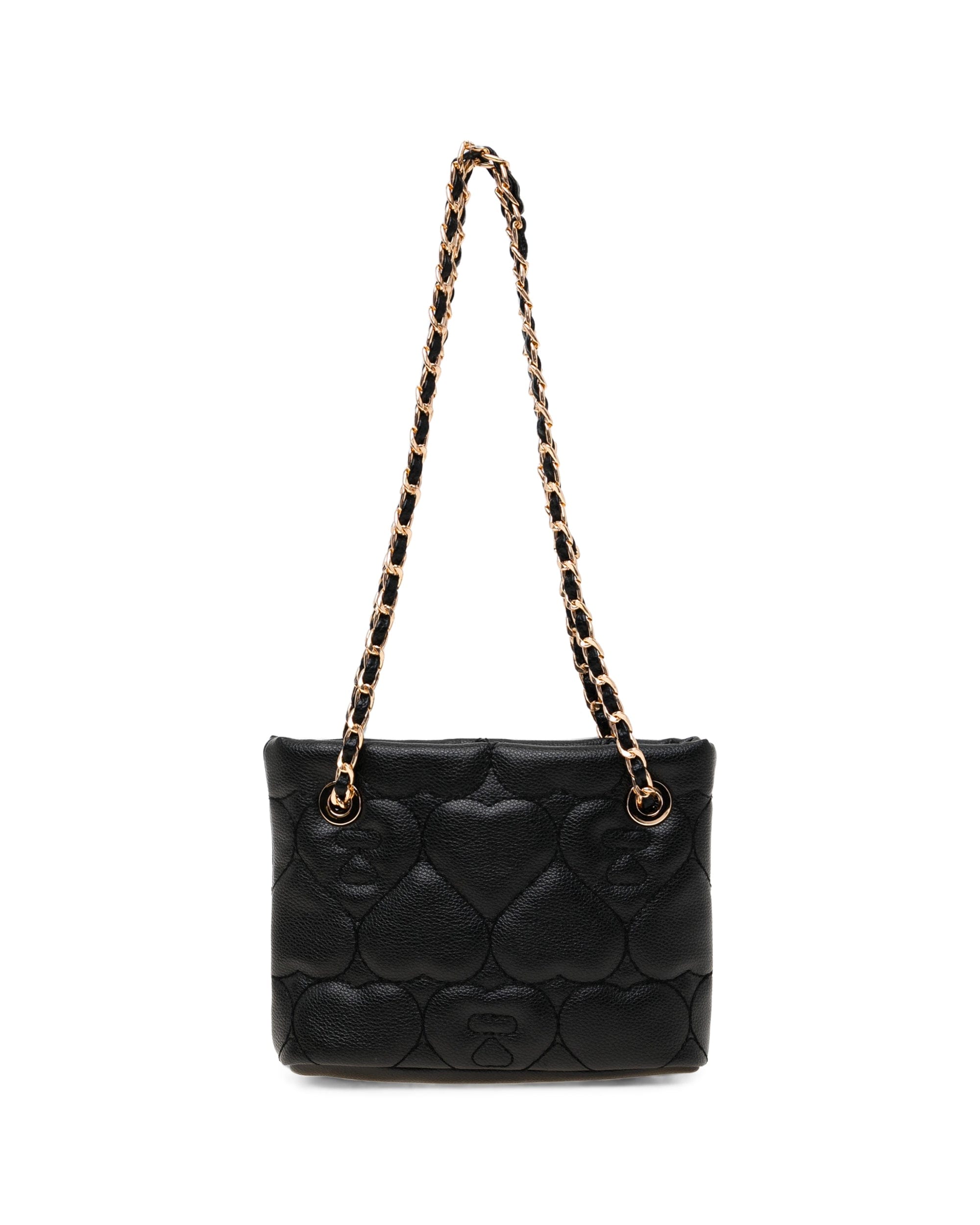 APEE Quilted Heart Monogram Handbag