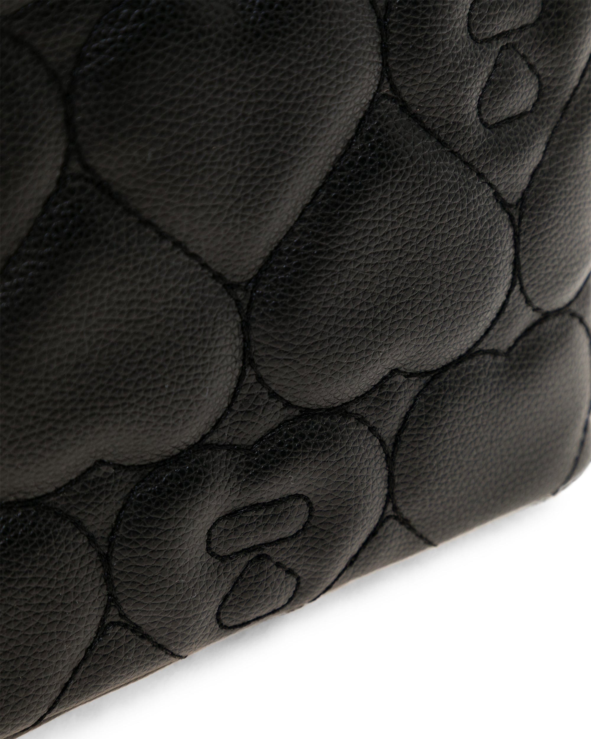 APEE Quilted Heart Monogram Handbag