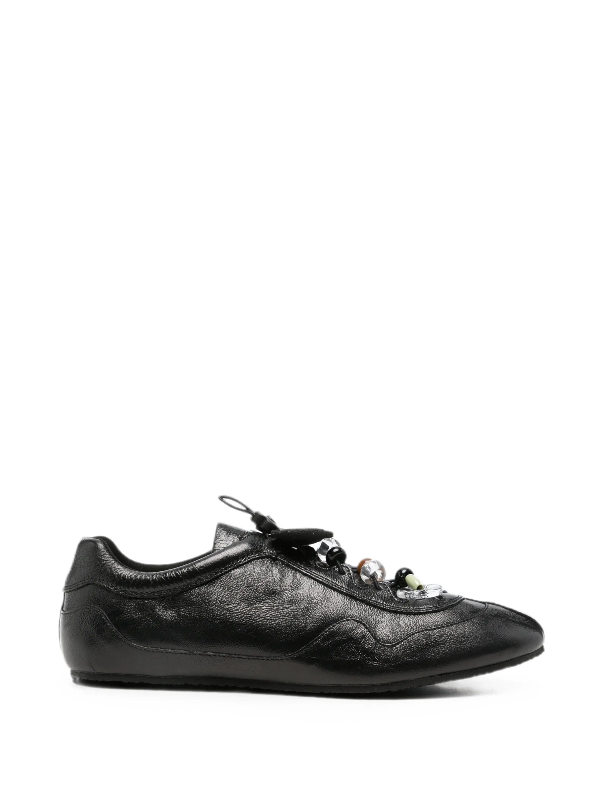 Cecilie Bahnsen Blaise beaded leather sneakers