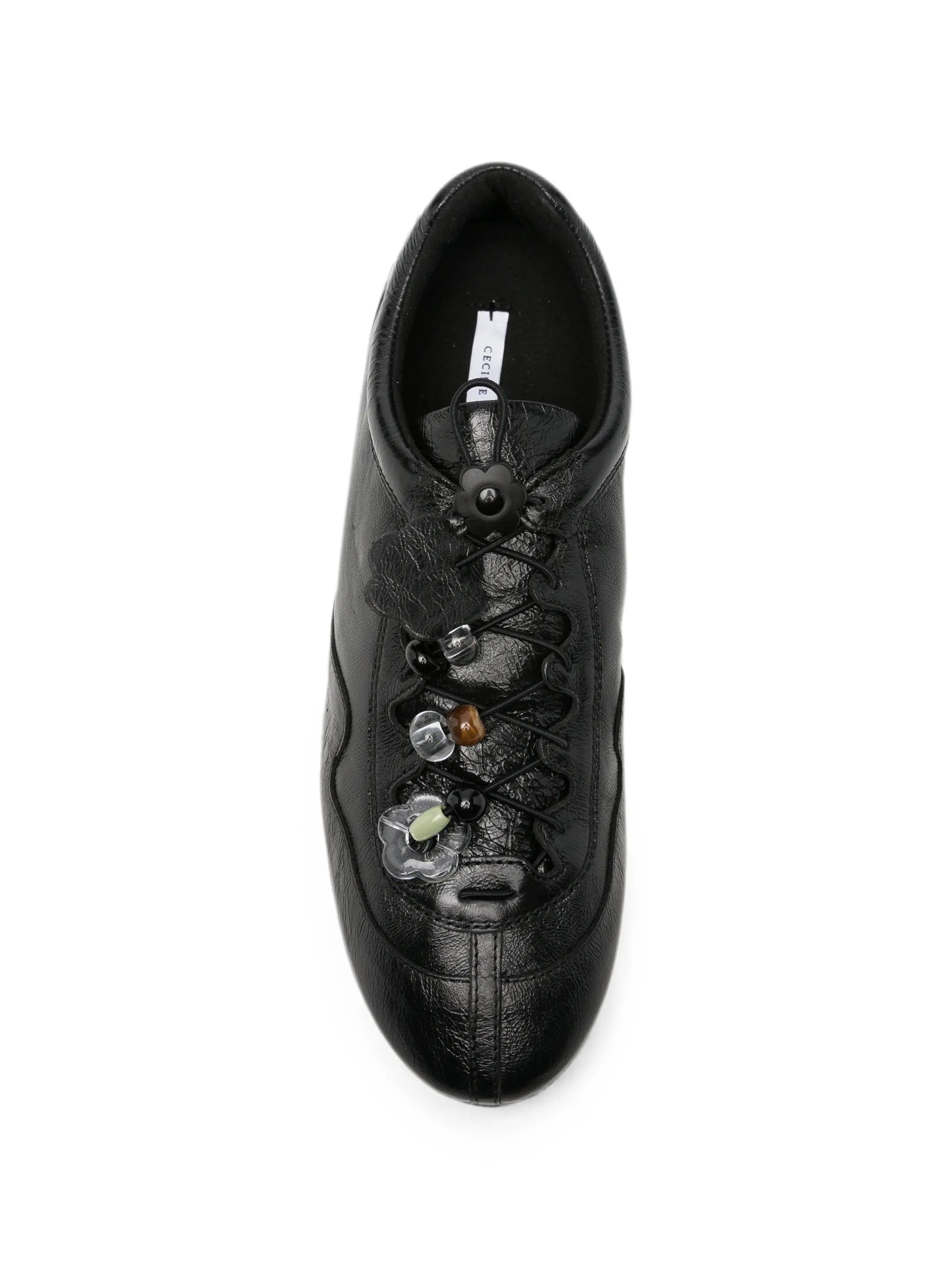 Cecilie Bahnsen Blaise beaded leather sneakers