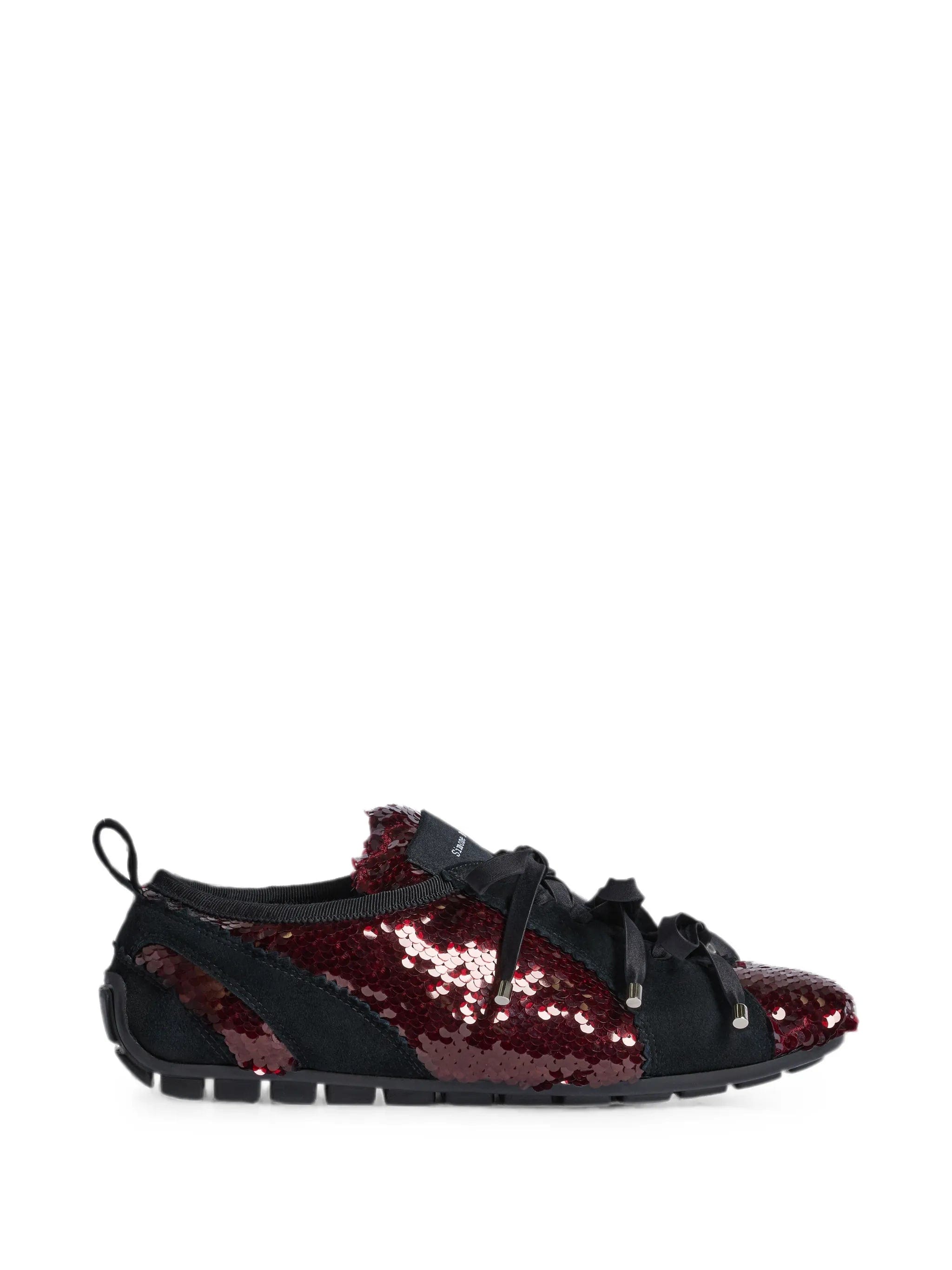 Simone Rocha Ballerina Grip sequin - embellished sneakers