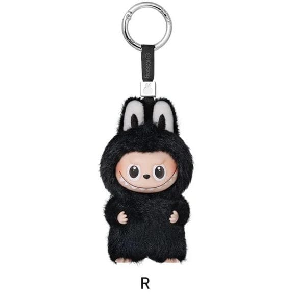POP MART Labubu V4 The Monsters Pin For Love Alphabet Plush Pendant - Letter R