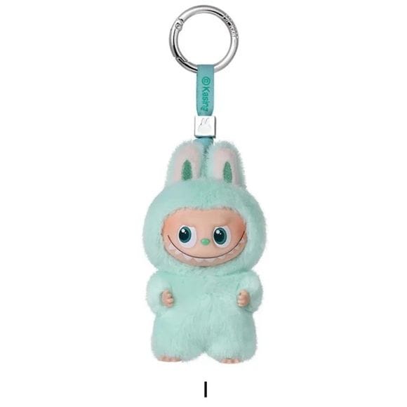 POP MART Labubu V4 The Monsters Pin For Love Alphabet Plush Pendant - Letter I