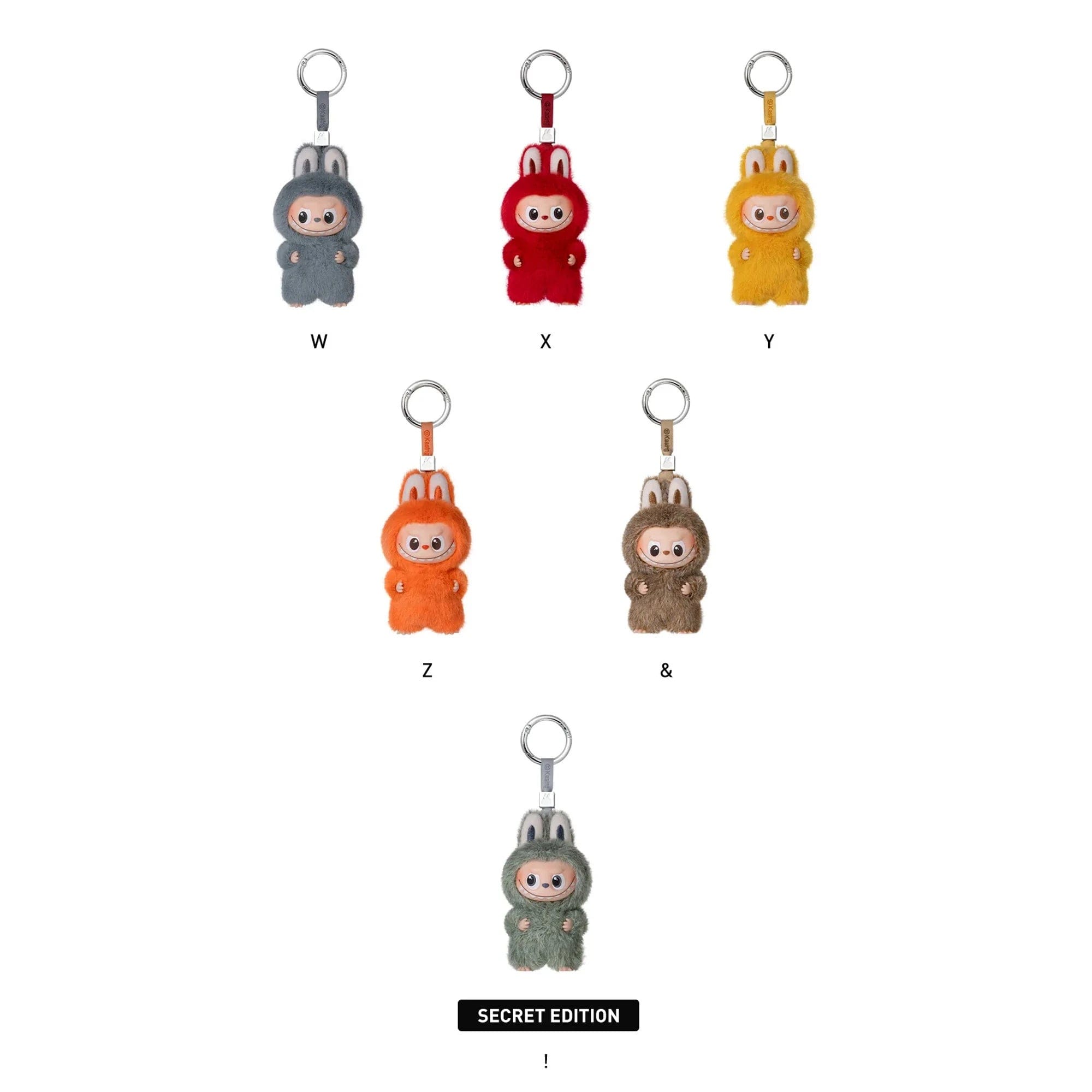 POP MART THE MONSTERS PIN FOR LOVE SERIES Vinyl Plush Pendant x (Single Blind Box)