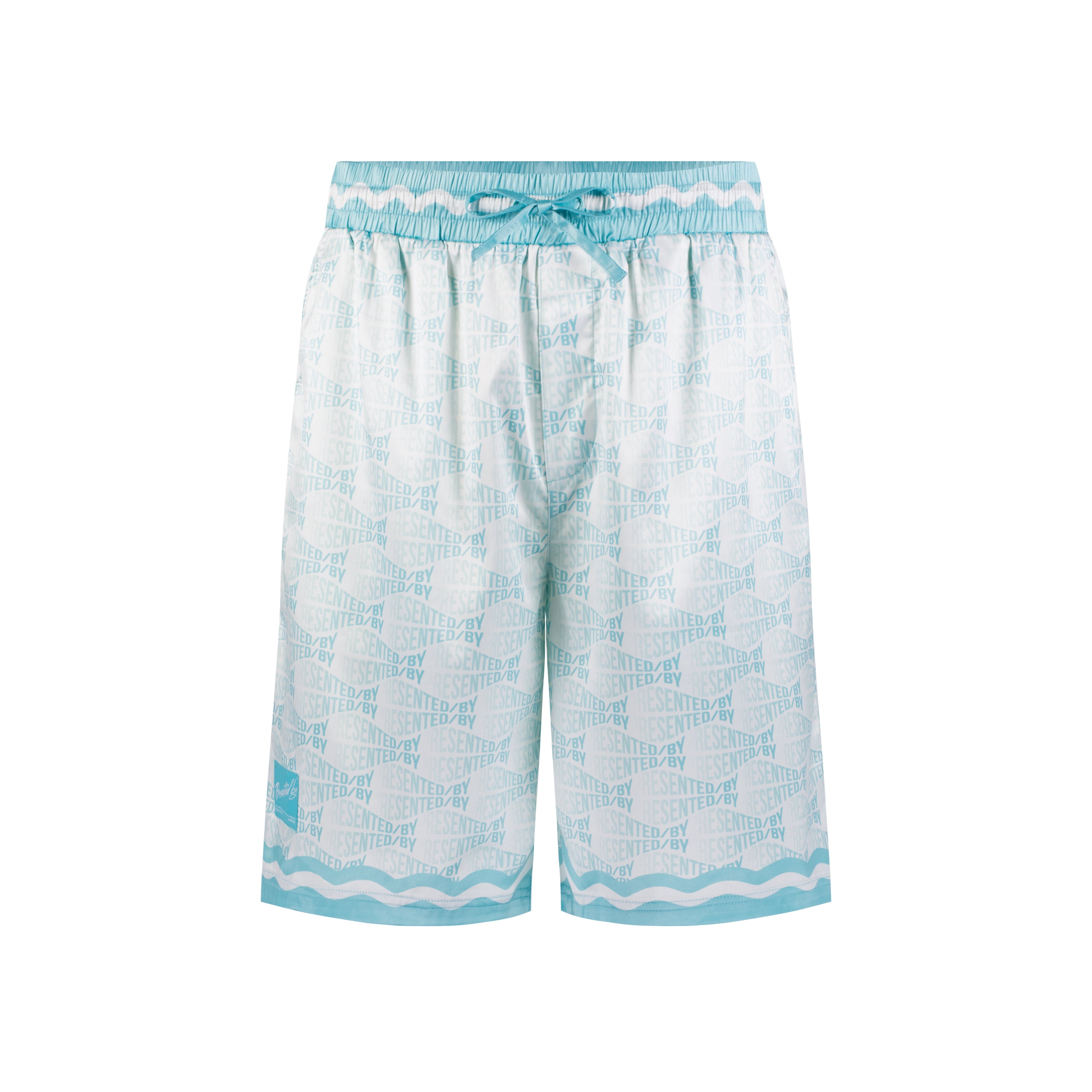 Tiffany Printed Resort Short - Tiffany Blue