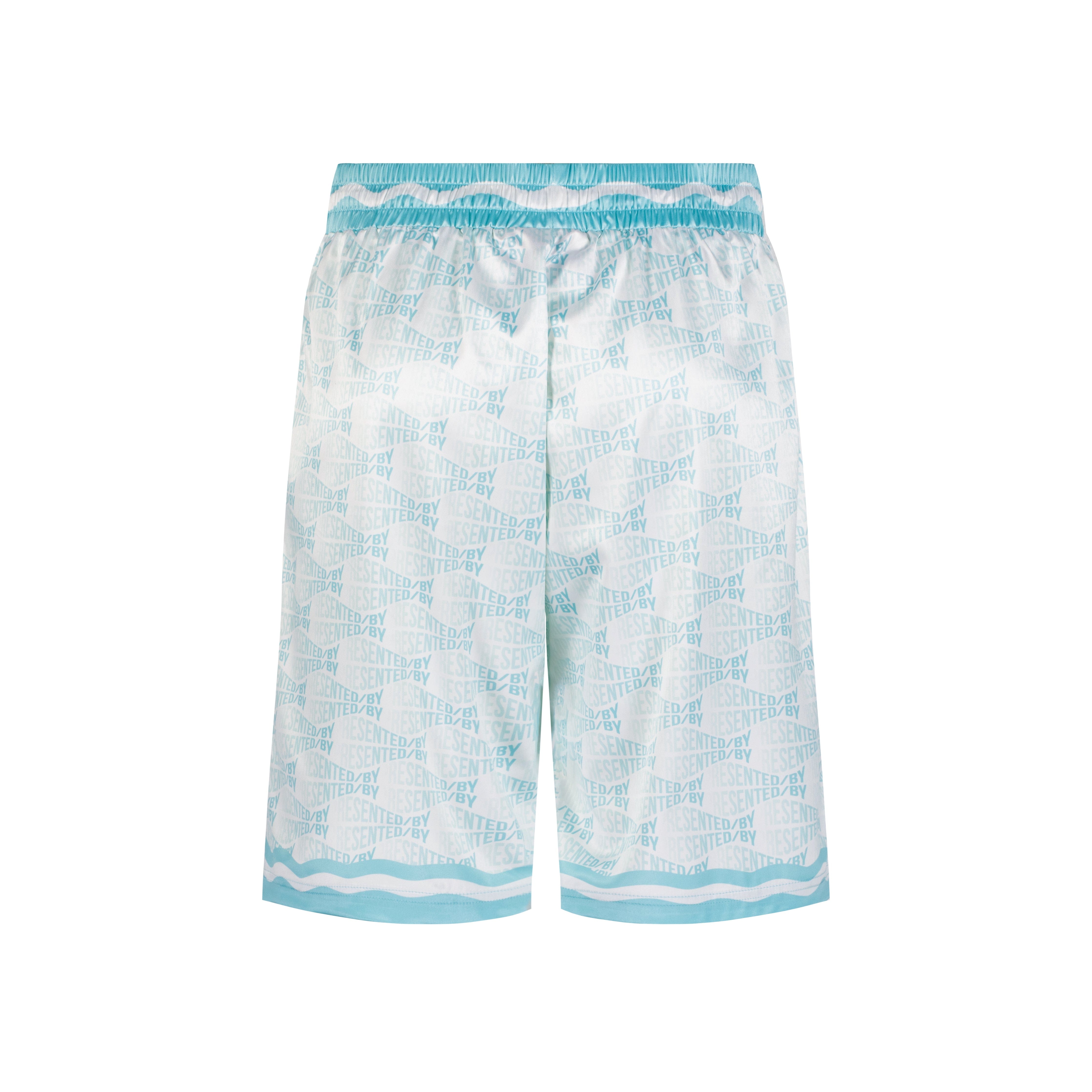 Tiffany Printed Resort Short - Tiffany Blue