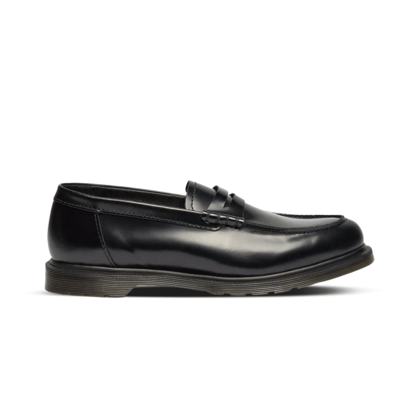 Dr. Martens Mayfare Polished Smooth Leather Penny Loafers Black