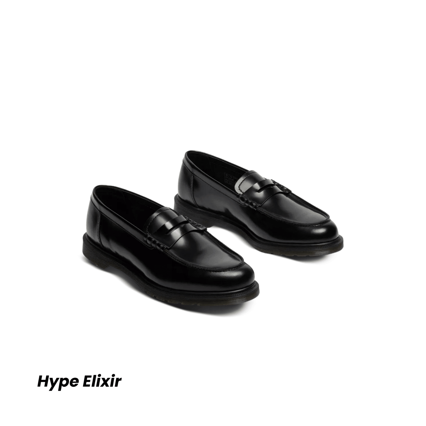 Dr. Martens Mayfare Polished Smooth Leather Penny Loafers Black