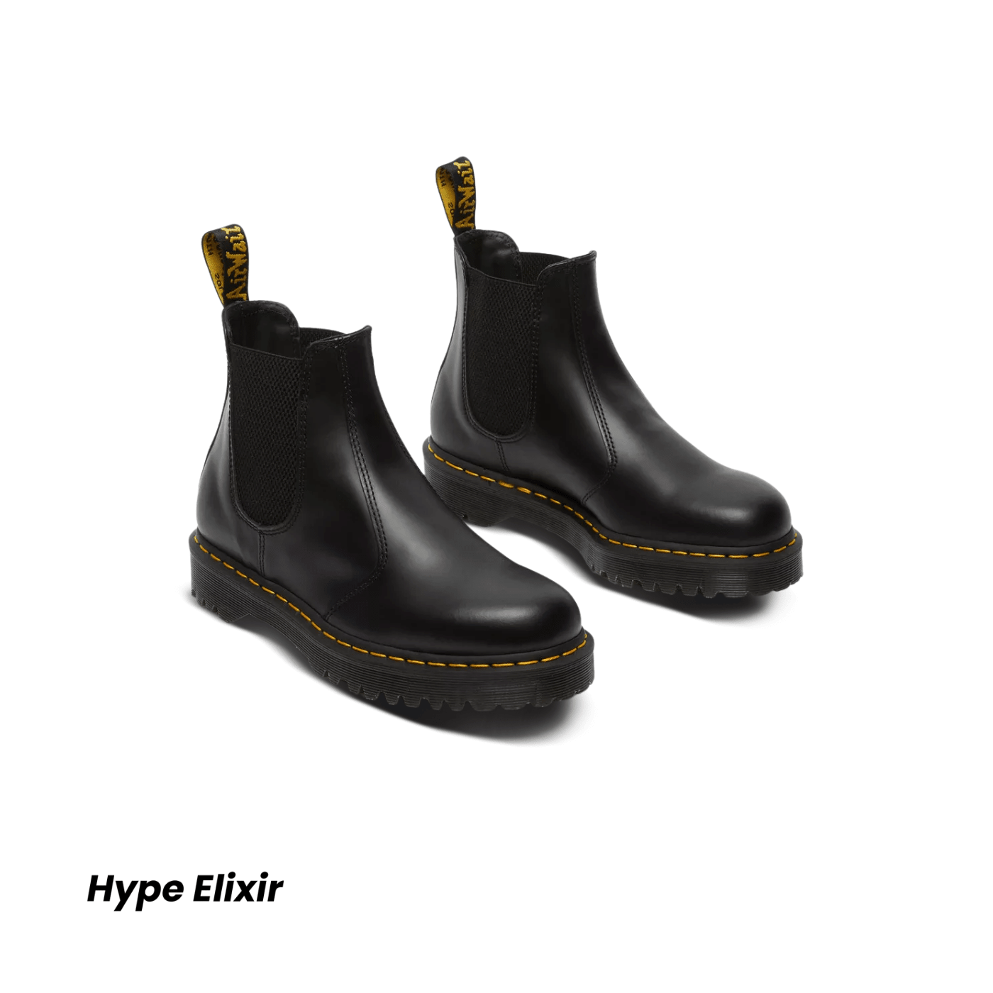 Dr. Martens 2976 BEX Smooth Leather Chelsea Boots Black