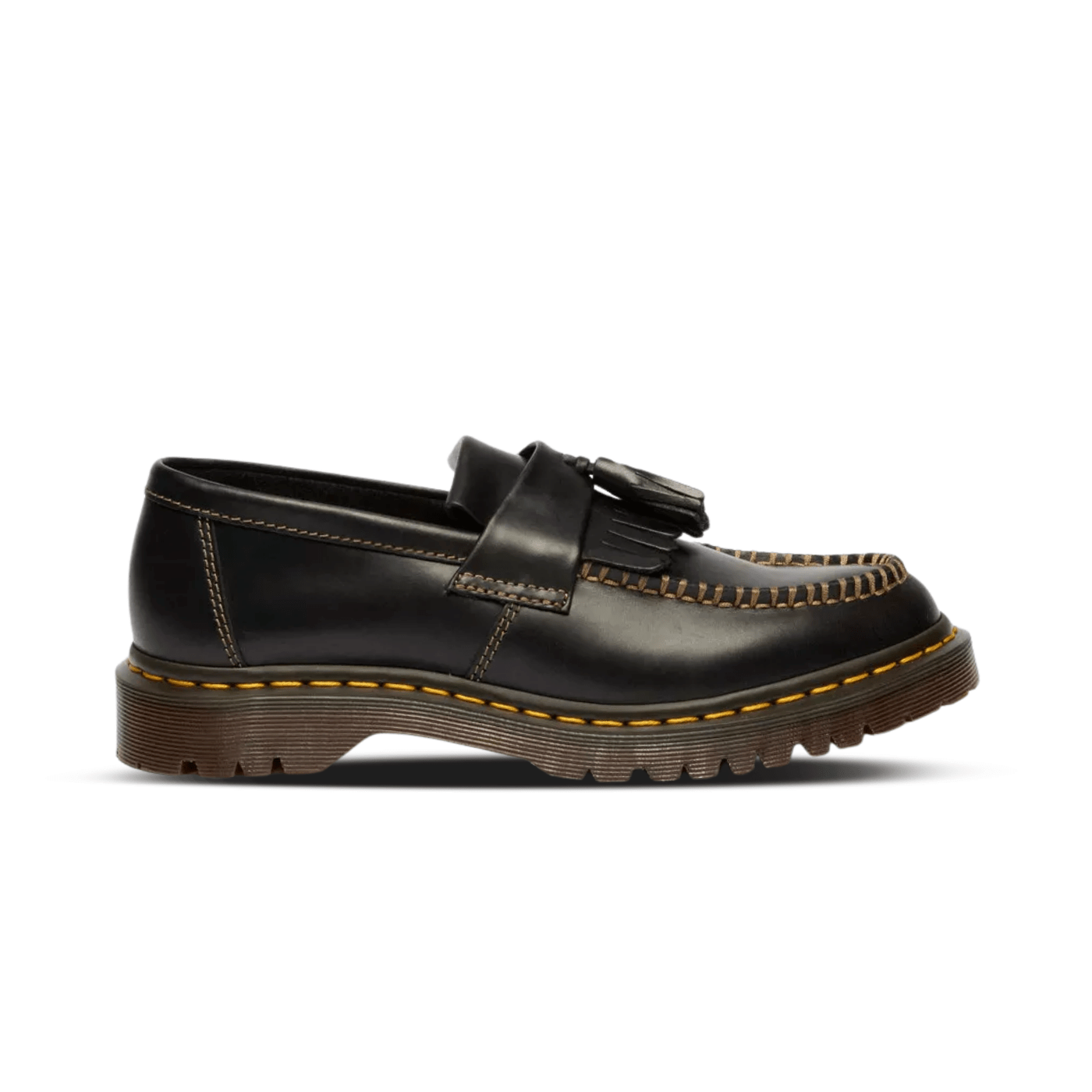 Dr. Martens Adrian Orleans Leather Tassel Loafers Black