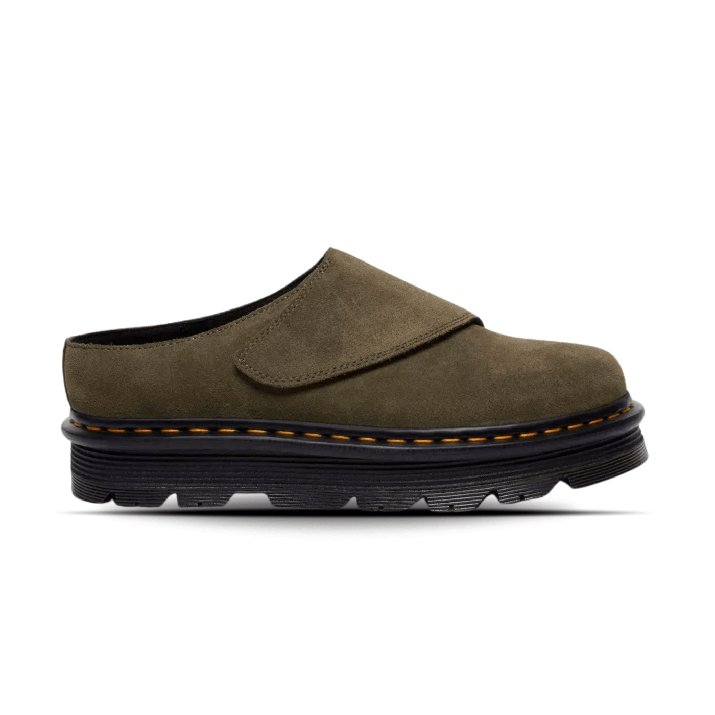 Dr Martens Zebzag AnyWair Suede Mules Olive