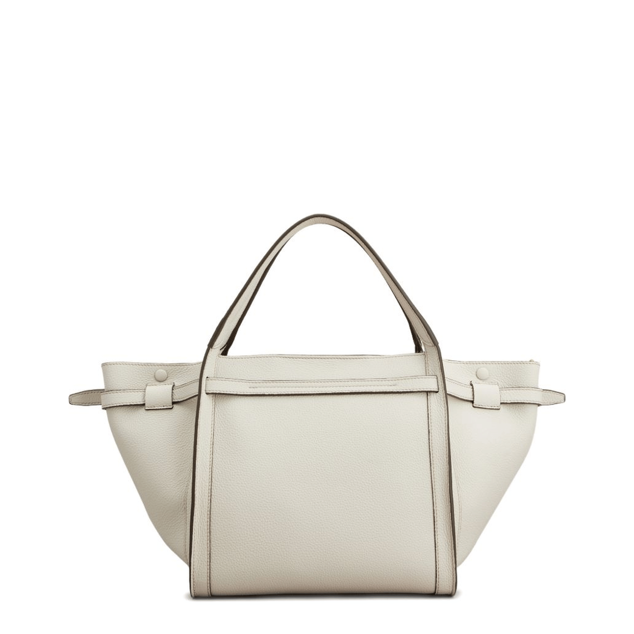 Tod's T Timeless Medium Calf Leather Tote - White