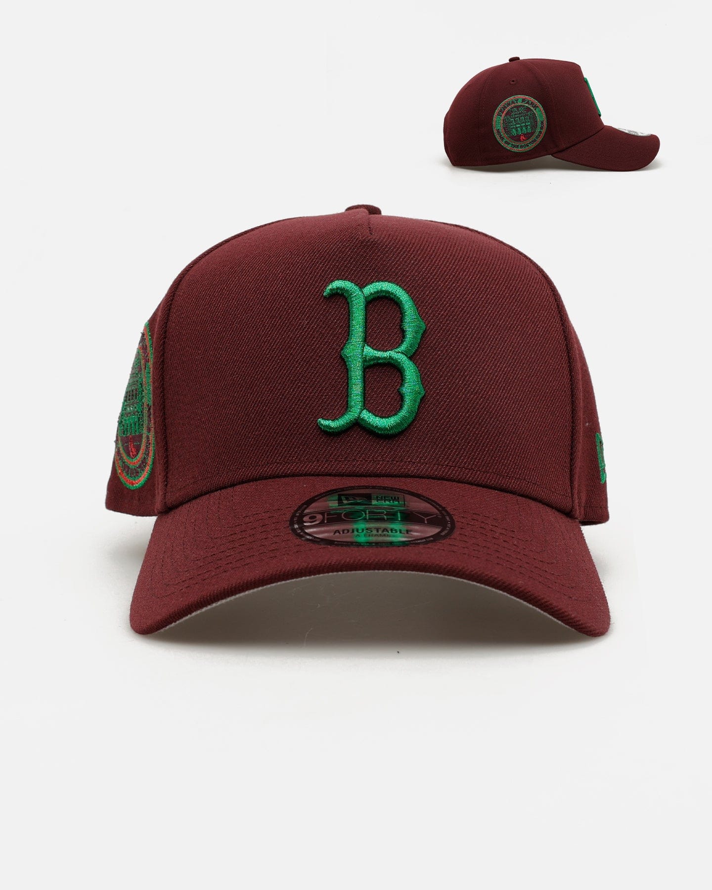 New Era Boston Red Sox Frosted Burgundy 9FORTY A - Frame Snapback Burgundy