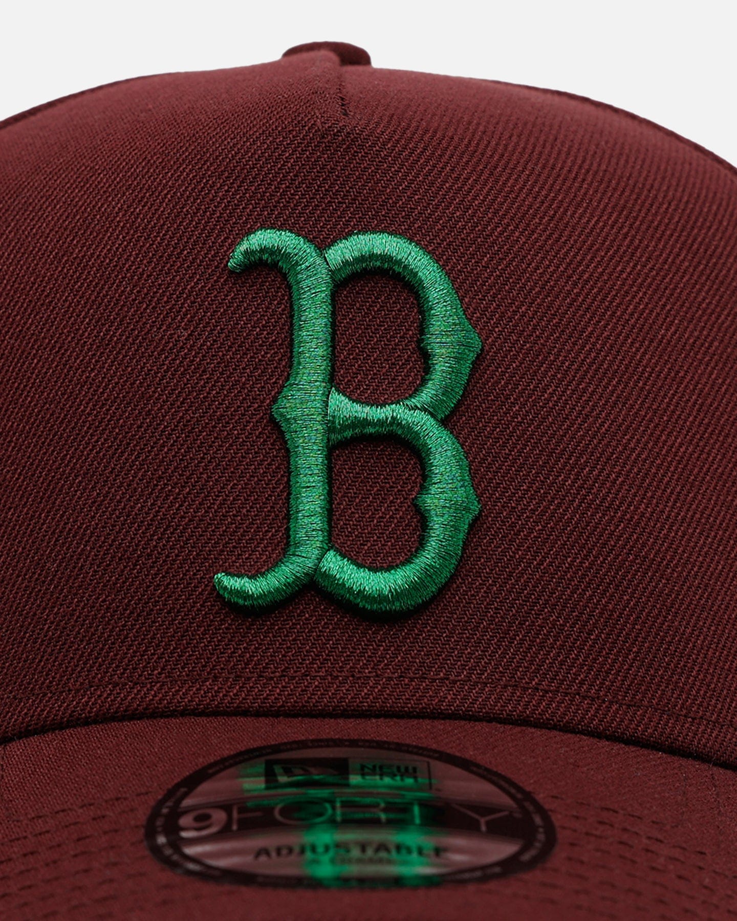 New Era Boston Red Sox Frosted Burgundy 9FORTY A - Frame Snapback Burgundy