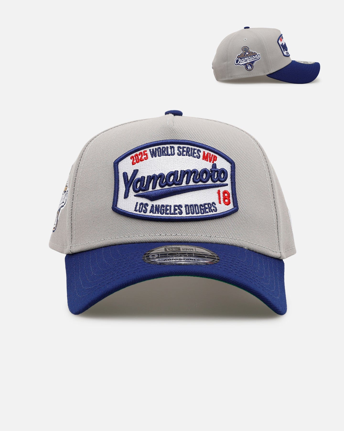 New Era Los Angeles Dodgers 2025 World Series Champions 9FORTY A - Frame Snapback Gray