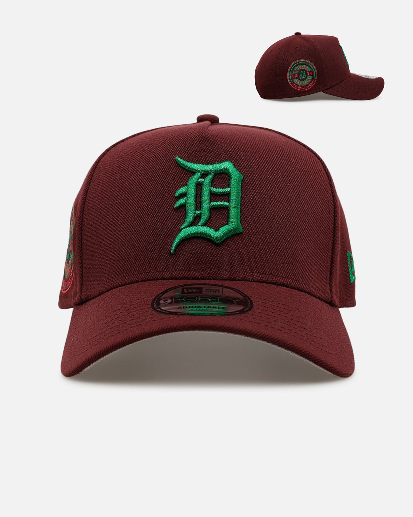 New Era Detroit Tigers Frosted Burgundy 9FORTY A - Frame Snapback Burgundy