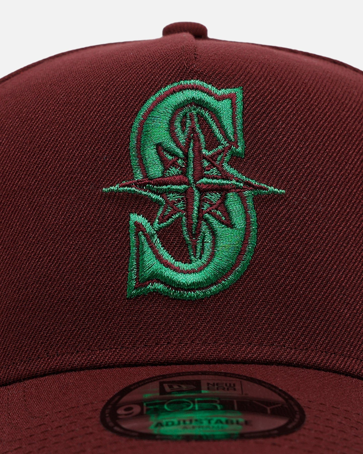New Era Seattle Mariners Frosted Burgundy 9FORTY A - Frame Snapback Burgundy
