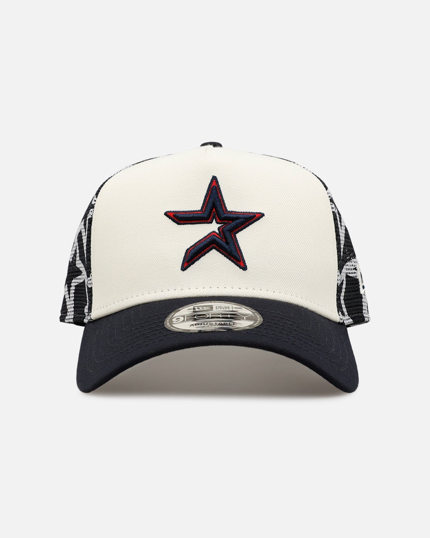 New Era Houston Astros Fourth Of July 9FORTY A - Frame Snapback Chrome/Navy