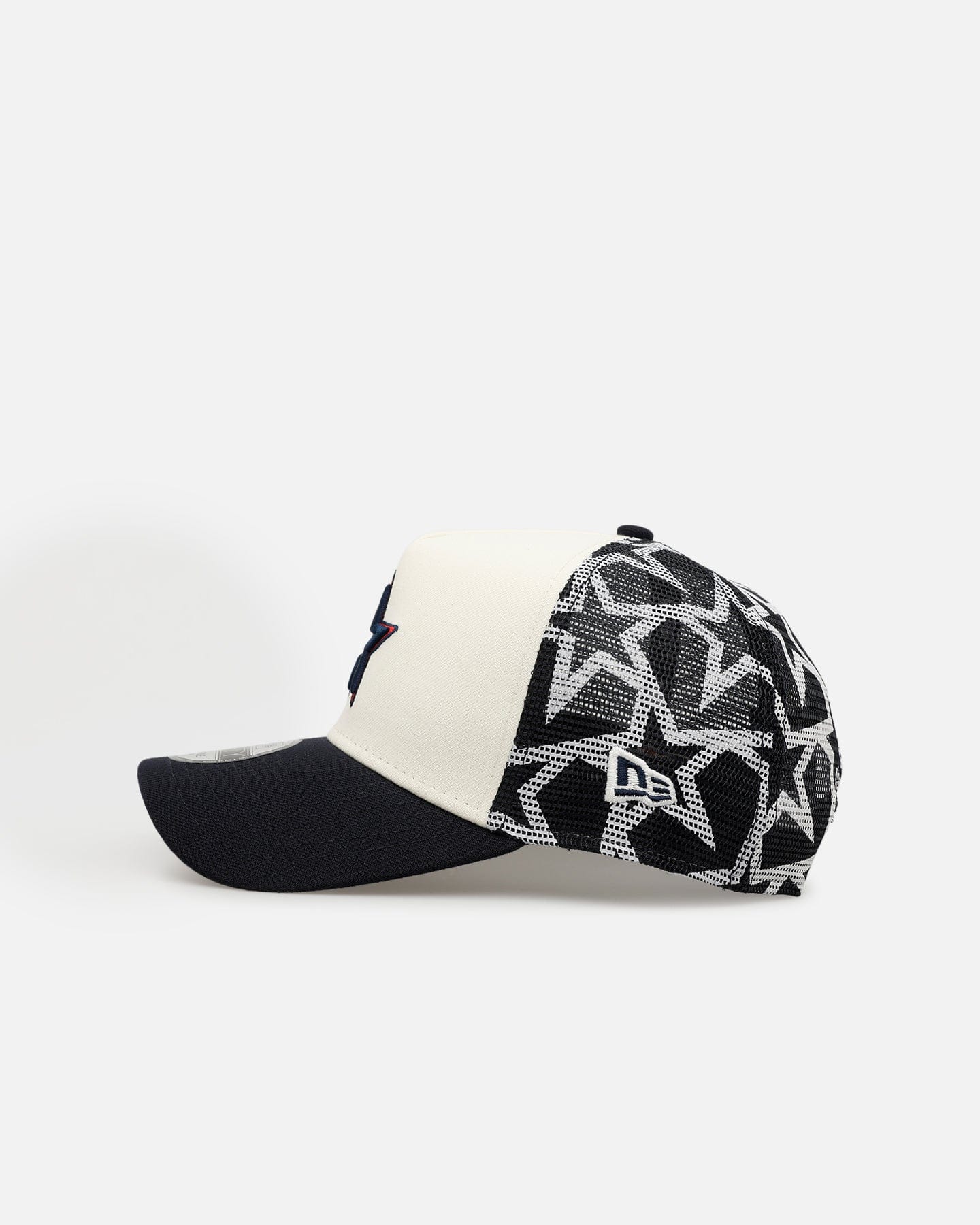 New Era Houston Astros Fourth Of July 9FORTY A - Frame Snapback Chrome/Navy
