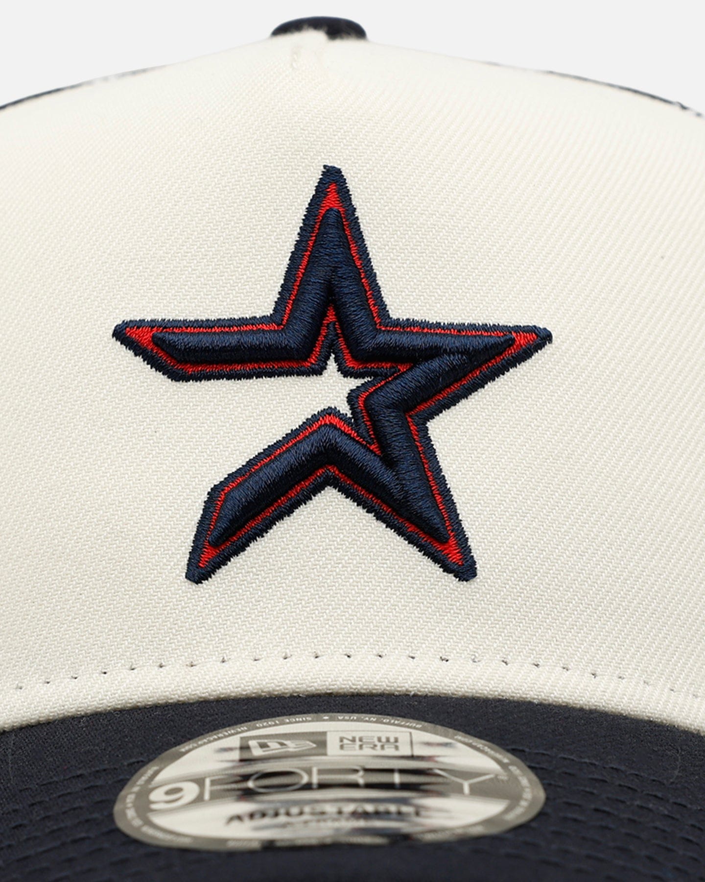 New Era Houston Astros Fourth Of July 9FORTY A - Frame Snapback Chrome/Navy