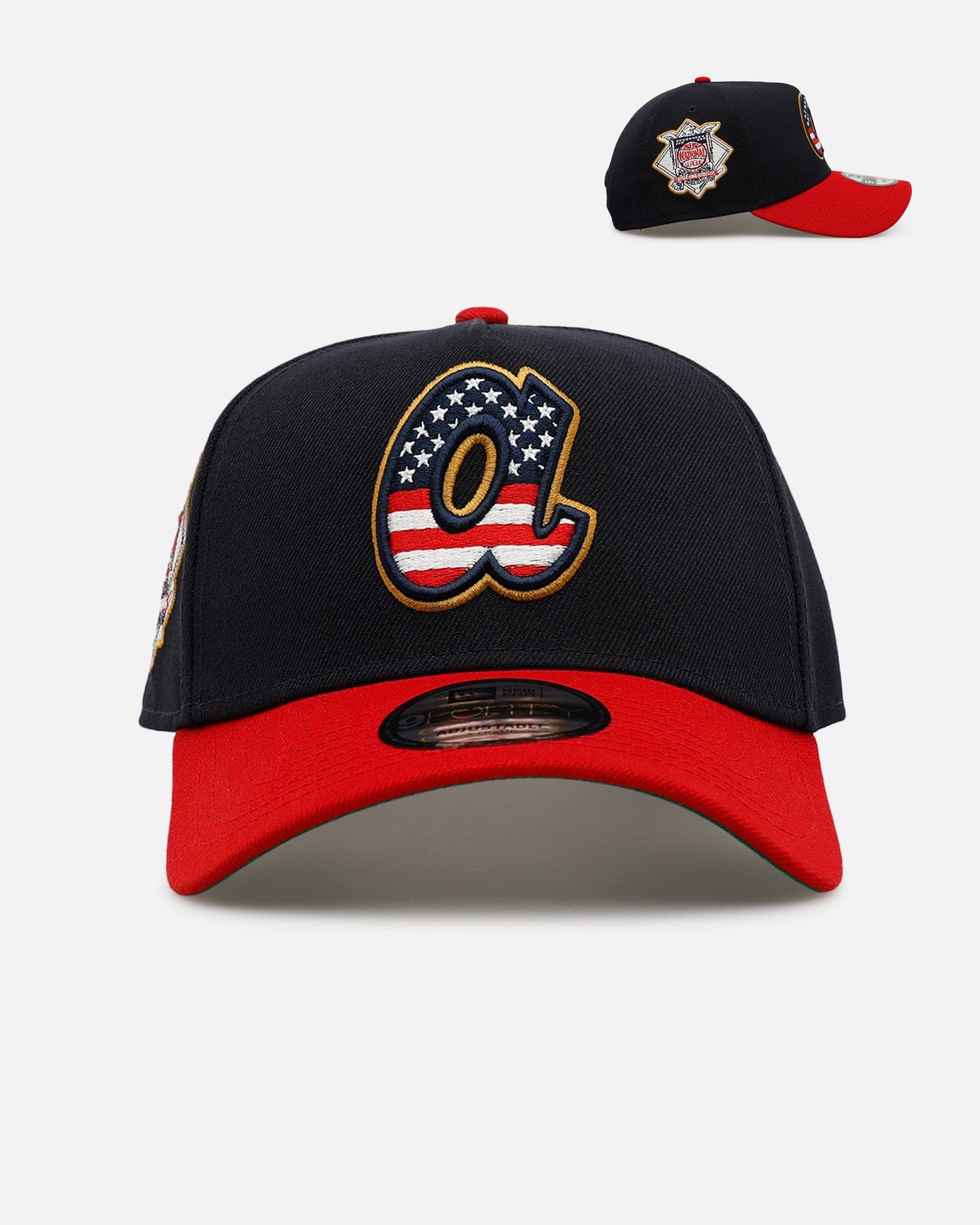New Era Atlanta Braves Fourth Of July 9FORTY A - Frame Snapback Navy/Red